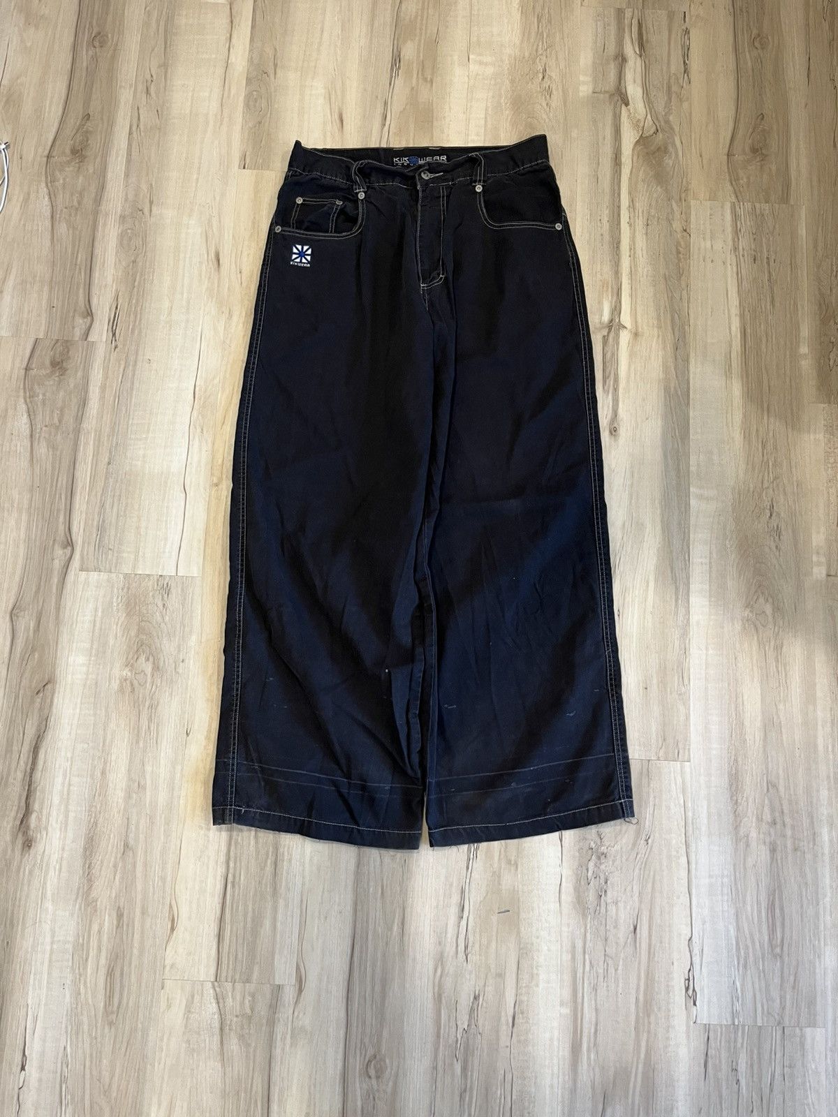 Vintage Vintage kik wear wide leg baggy pants Size US 32 / EU 48 - 1 Thumbnail