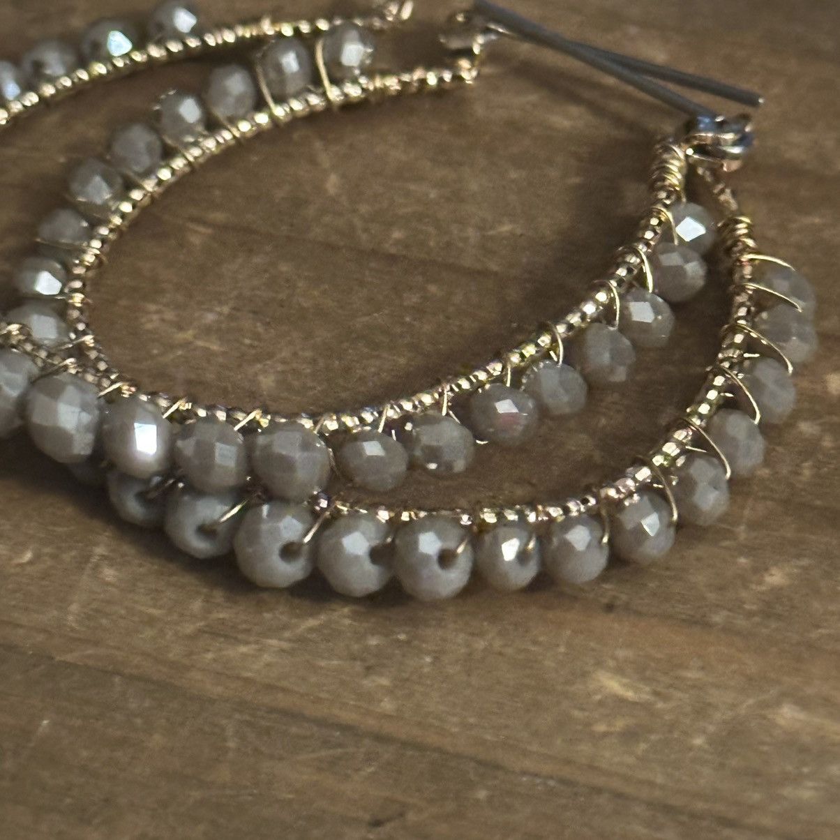 Other Frenzy beaded hoop earrings Size ONE SIZE - 4 Thumbnail