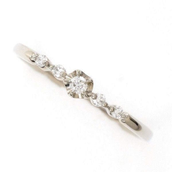 Luxuness Star Jewelry Au750 Ring Metal Ring in Silver, Women's