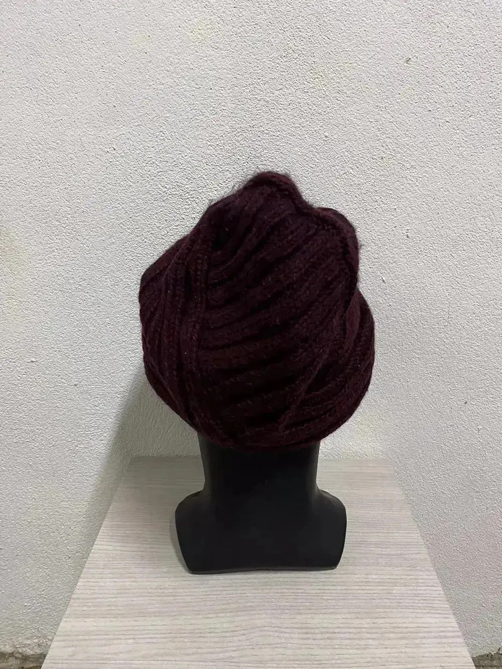 Vintage Japanese Brand Turban Style Beanie Hat Size ONE SIZE - 4 Thumbnail