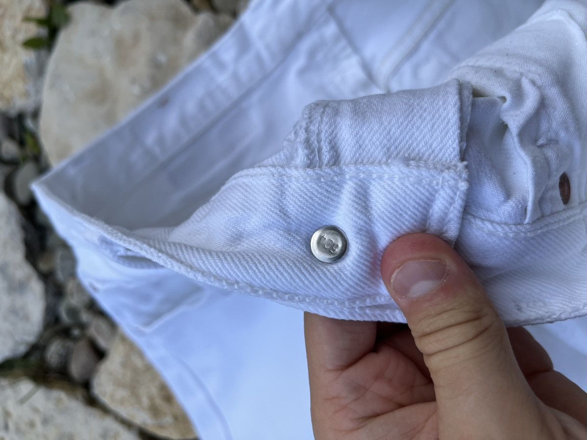 Levi's × Levi's Vintage Clothing × Vintage Vintage 90s Levi’s 501 white 34x32 denim jeans made in USA Size US 34 / EU 50 - 9 Thumbnail