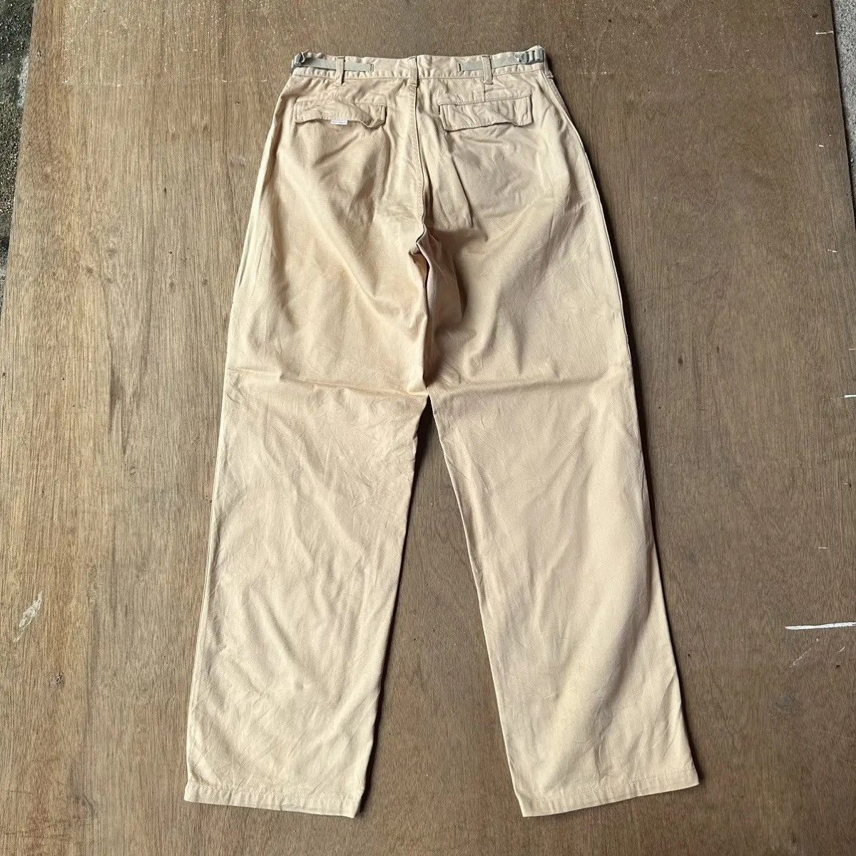 Karl Helmut W29 L31🔥VINTAGE KARL HELMUT PATCH WORKWEAR BAGGY MADE JAPAN Size US 29 - 11 Thumbnail