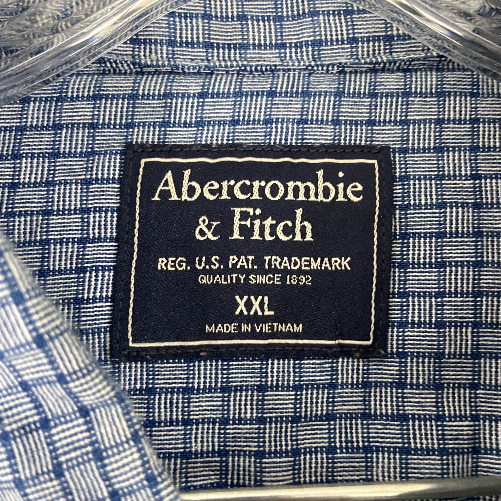 Abercrombie & Fitch Abercrombie & Fitch Men’s Shirt Short Sleeve Plaid Colorful 2XL Blue Men Size US L / EU 52-54 / 3 - 6 Thumbnail