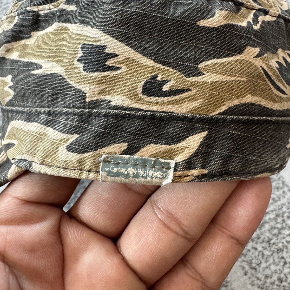 Wtaps Wtaps Vintage 2001 Issue Tiger Stripe Hat Size ONE SIZE - 8 Thumbnail