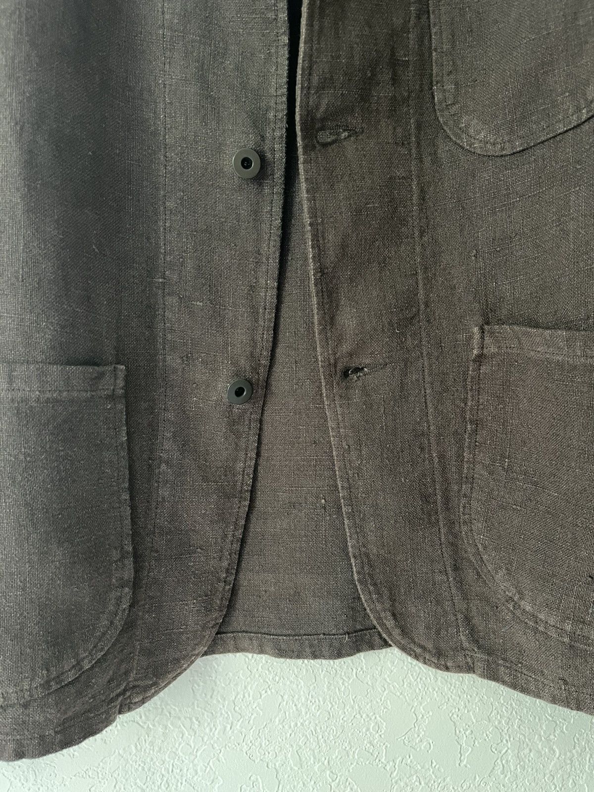 Evan Kinori Evan Kinori 3 pocket Jacket - Butcher Linen ( S ) Size US S / EU 44-46 / 1 - 5 Thumbnail