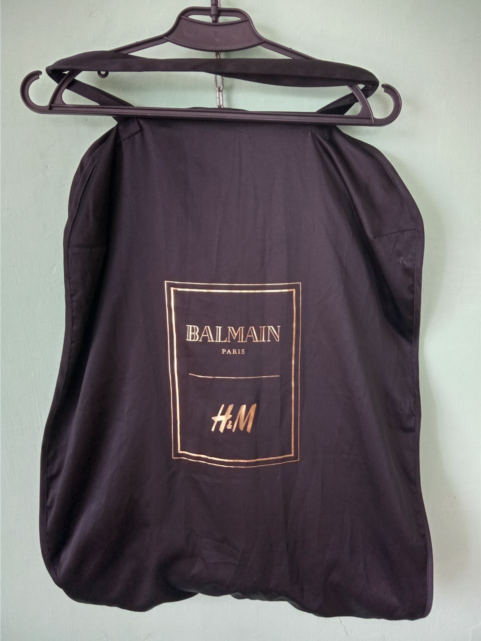 Balmain H&M x BALMAIN zippered clothes cover garment case Size ONE SIZE - 2 Thumbnail