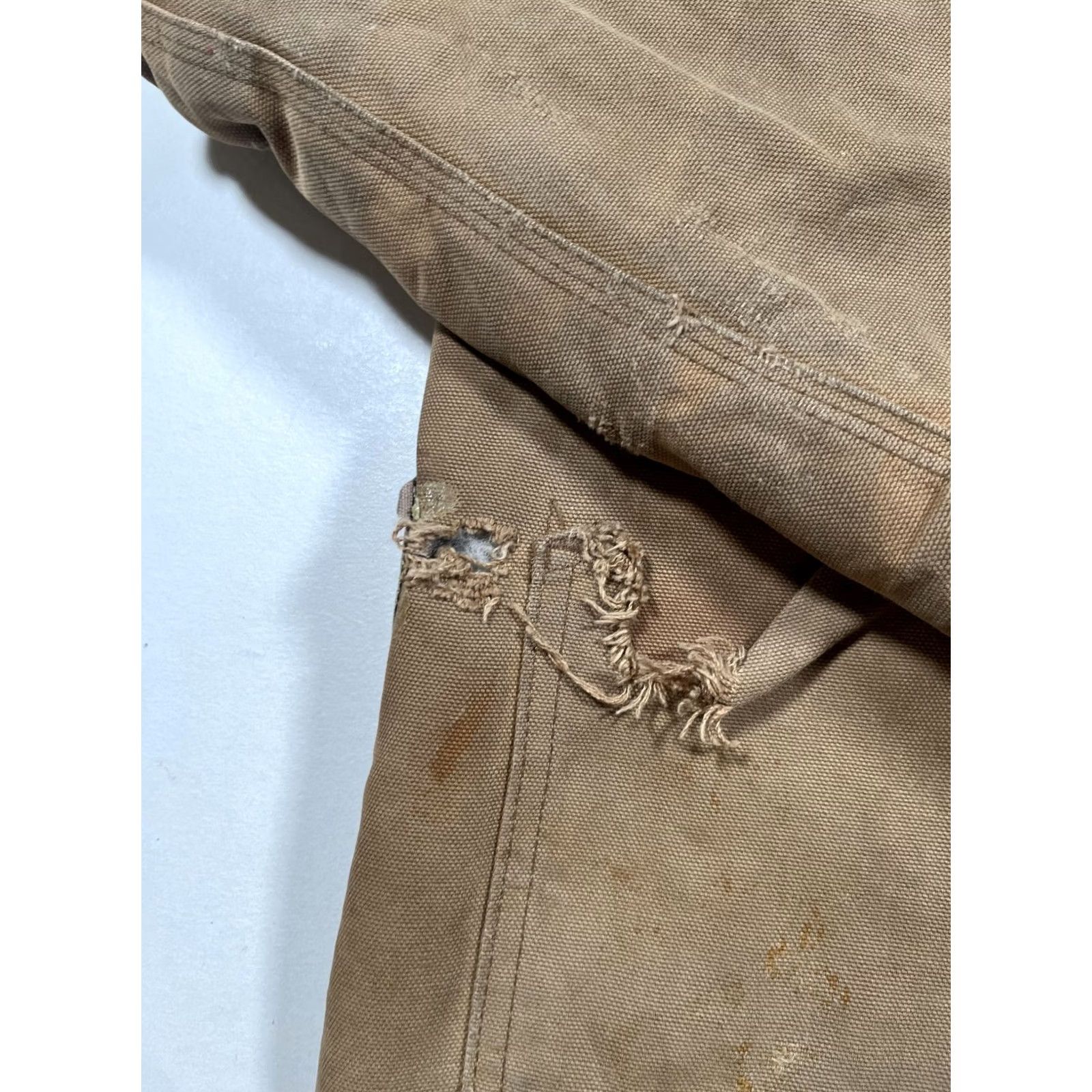Carhartt VINTAGE Carhartt Coat Mens Brown Canvas Hooded Insulated Parka Workwear USA Read Size US XXL / EU 58 / 5 - 7 Thumbnail