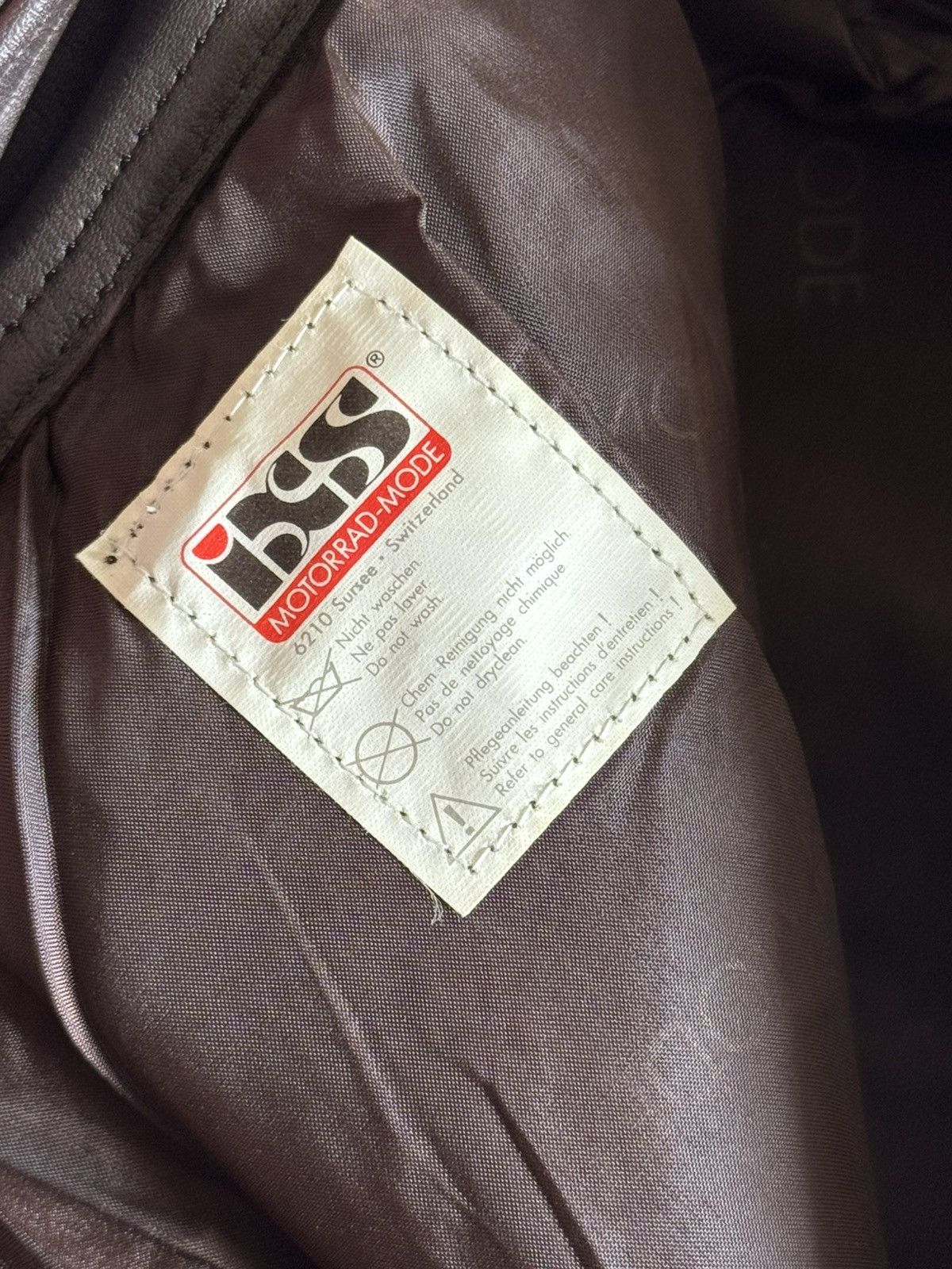 Designer IXS 38size brown leather motorcycle biker pants trousers y2k Size 26" / US 2 / IT 38 - 11 Thumbnail