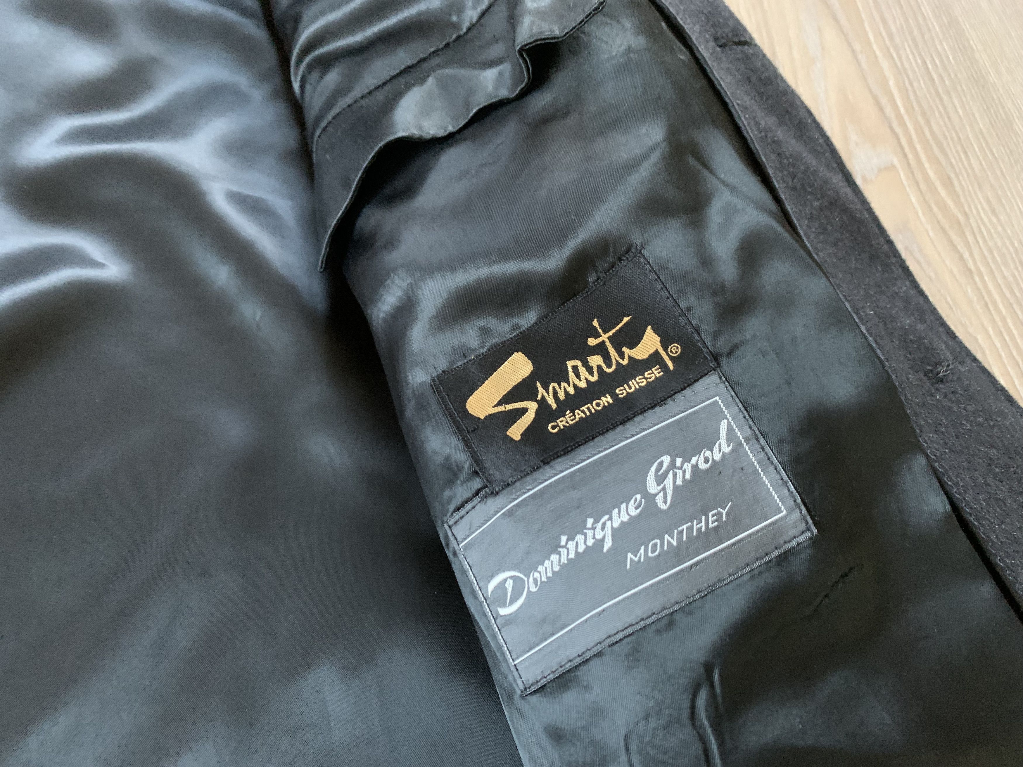 Designer × Vintage Dominique Girod Cashmere Black Heavy Coat Size US XL / EU 56 / 4 - 7 Thumbnail