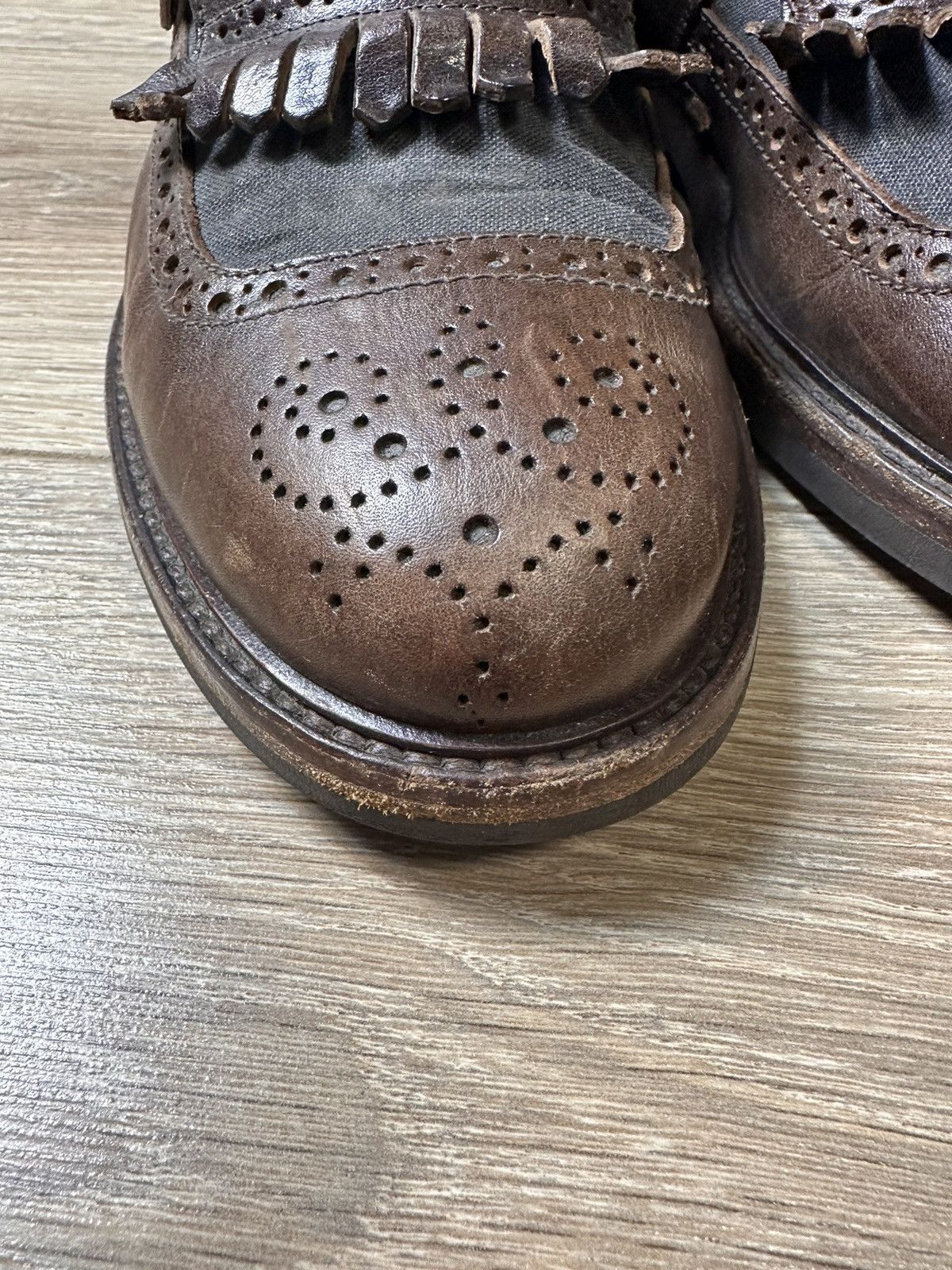 Brunello Cucinelli BRUNELLO CUCINELLI Tassel Monk Strap Brogues Loafers Boots Size US 8 / EU 41 - 3 Thumbnail