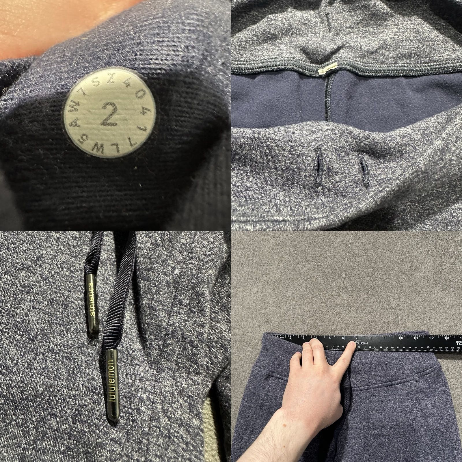 Lululemon Lululemon Pants Womens 2 Heather Blue Ready To Rulu Jogger Athleisure Yoga EUC Size 26" / US 2 / IT 38 - 8 Thumbnail