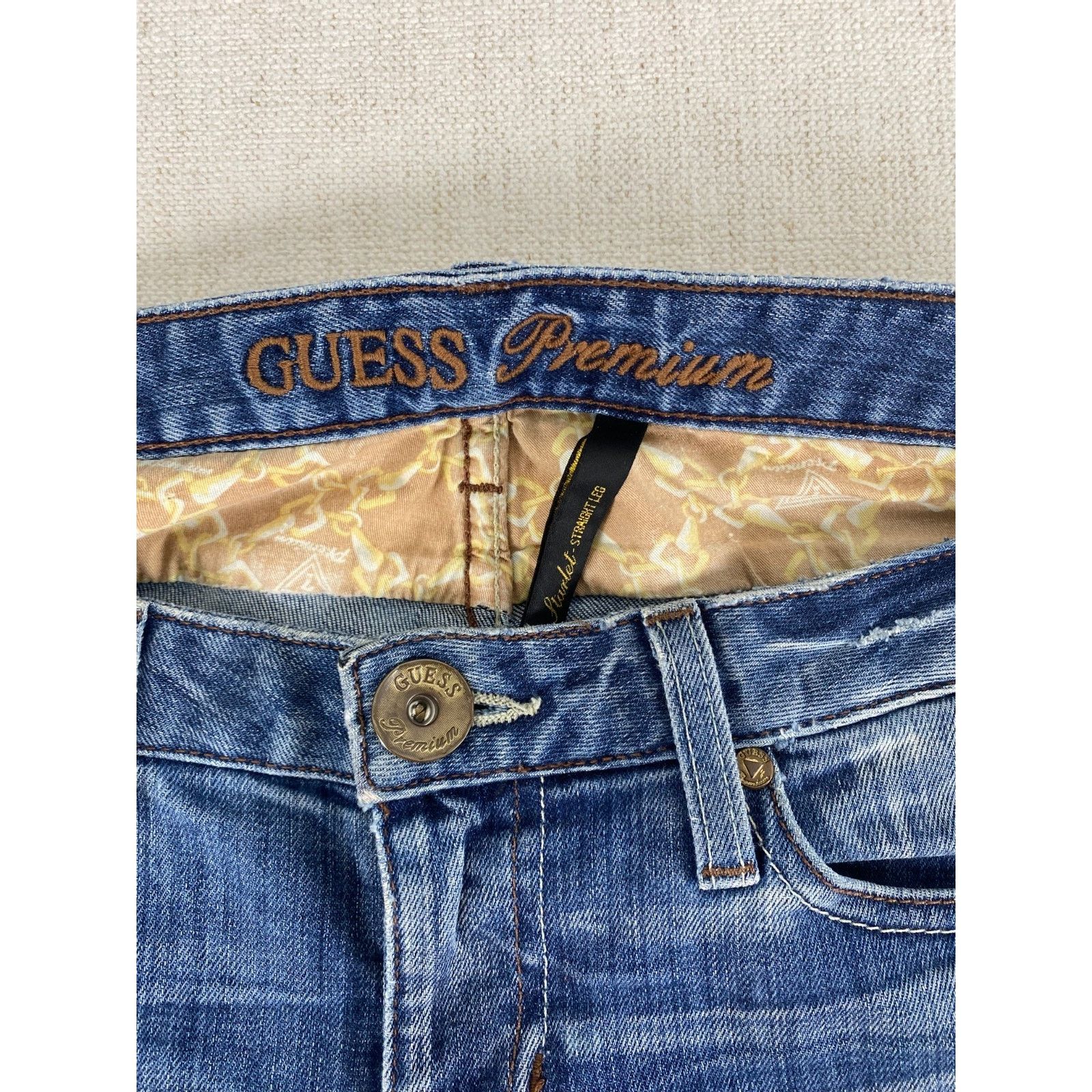 Guess Guess Premium Jeans Womens 30 Blue Denim Stretch Size 30" / US 8 / IT 44 - 8 Thumbnail