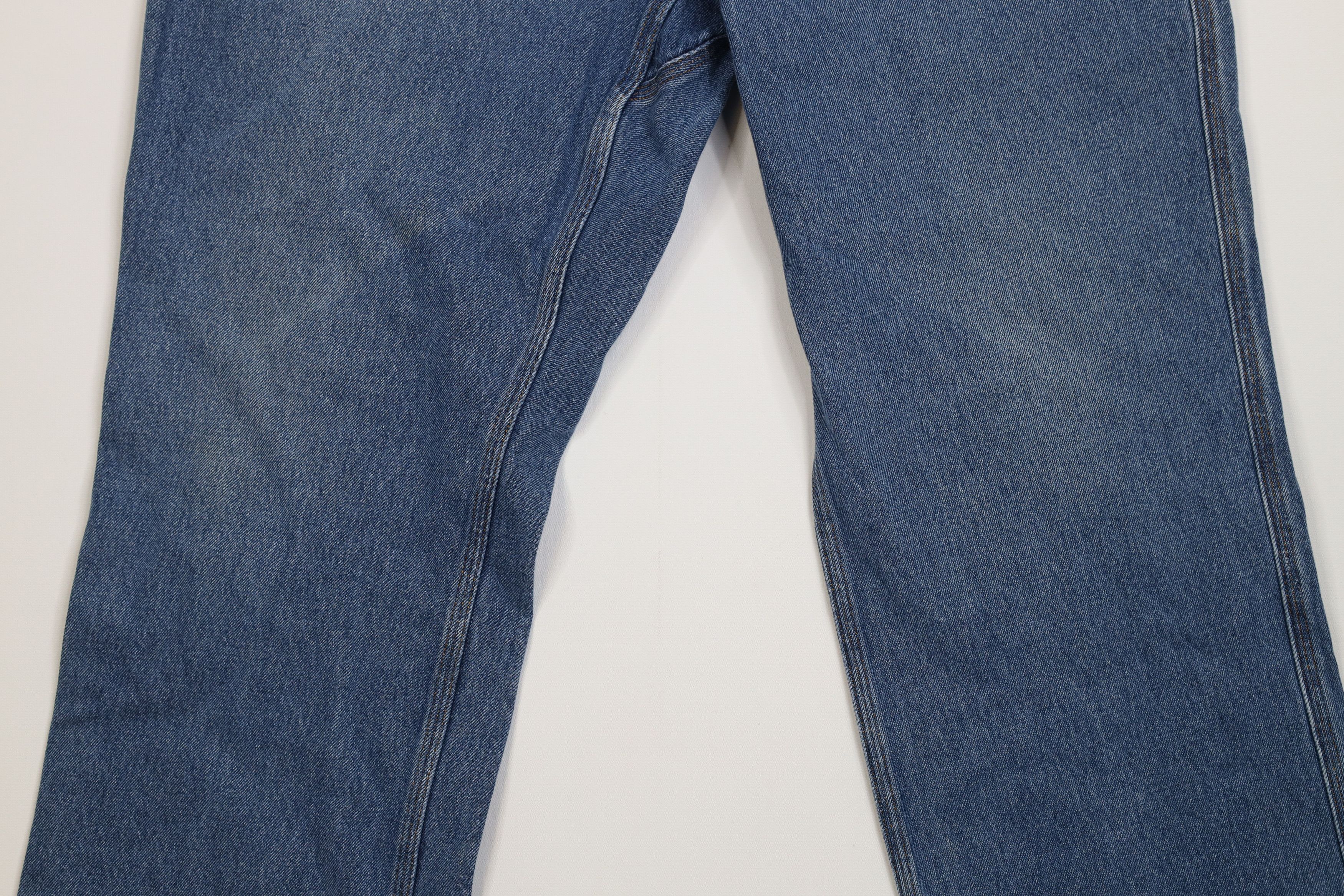 Duluth Trading Company Duluth Trading Co Faded Workwear Wide Leg Denim Jeans Cotton Size US 36 / EU 52 - 3 Thumbnail