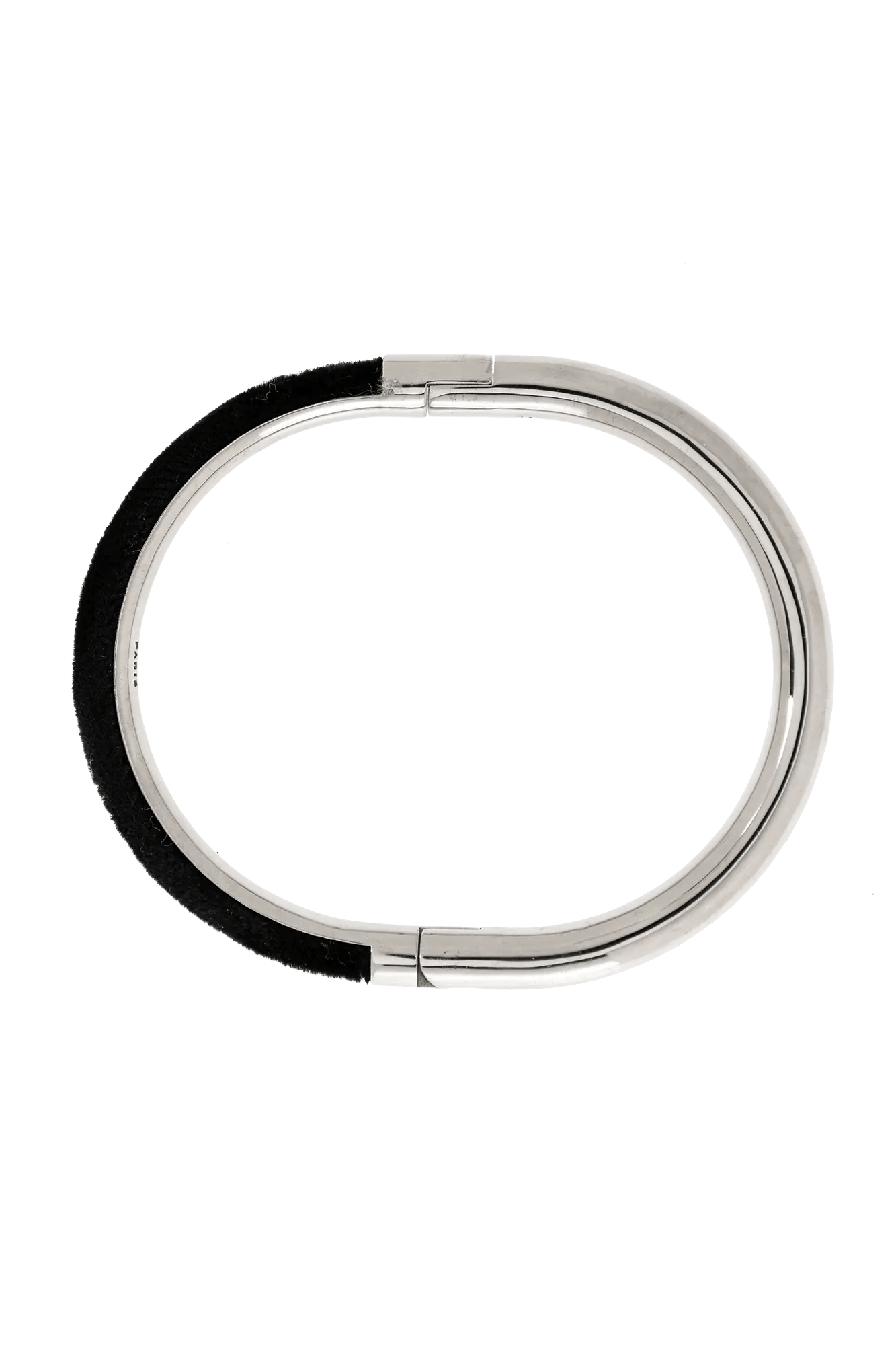 Saint Laurent Paris o1s1wg110325 Size: M / 753256 Duet Oval Bracelet Velvet Size ONE SIZE - 2 Thumbnail