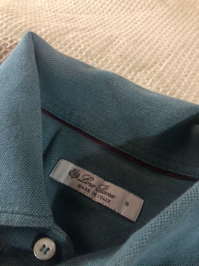 Loro Piana LORO PIANA Long-sleeved polo shirt Size US S / EU 44-46 / 1 - 4 Thumbnail