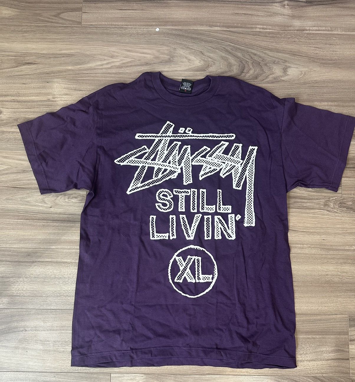 Image of Stussy Still Living XL Size XL in Purple, Men's