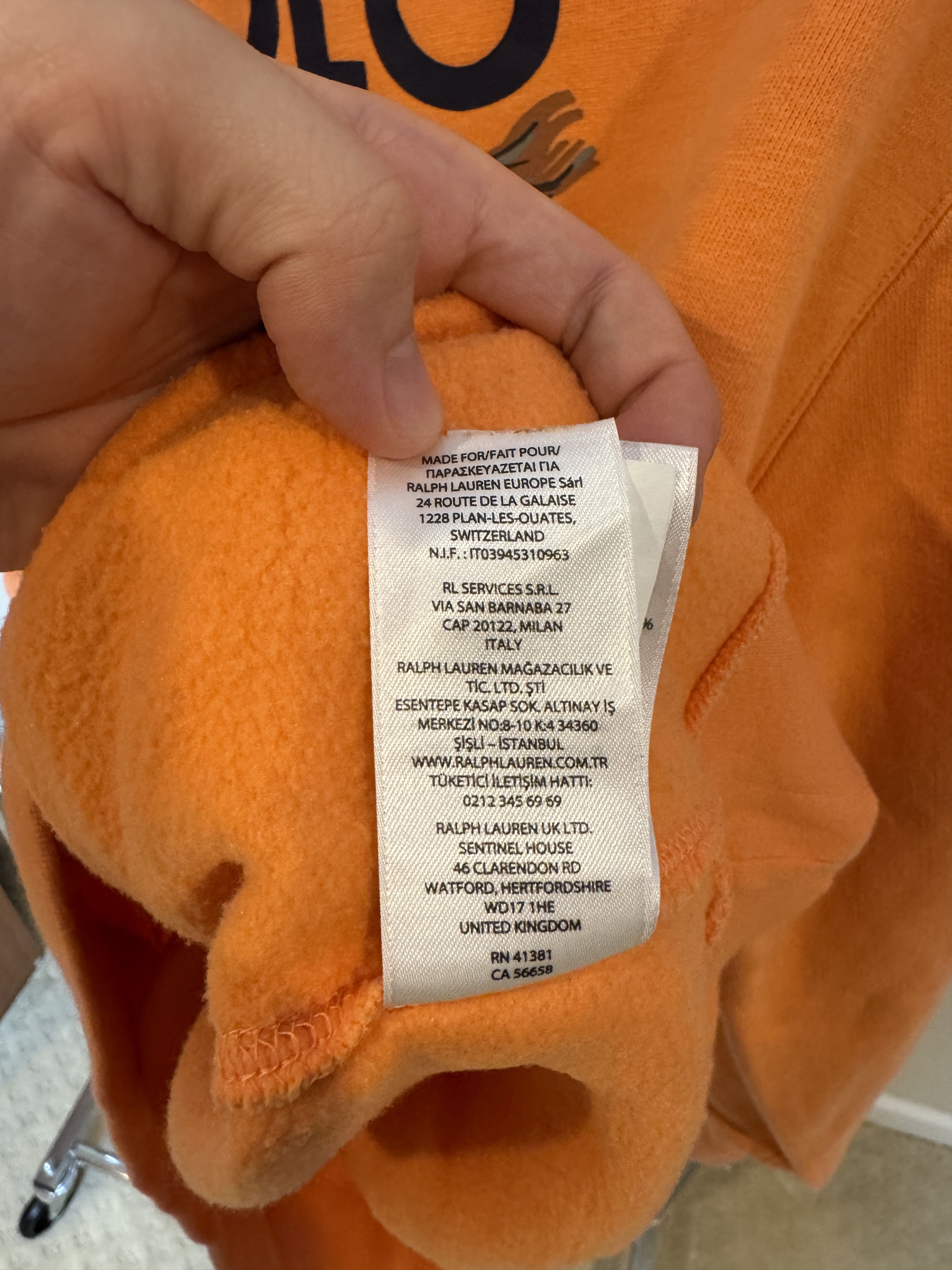 Polo Ralph Lauren Polo Ralph Lauren RL Riding Academy Orange XL Hoodie Size US XL / EU 56 / 4 - 5 Thumbnail
