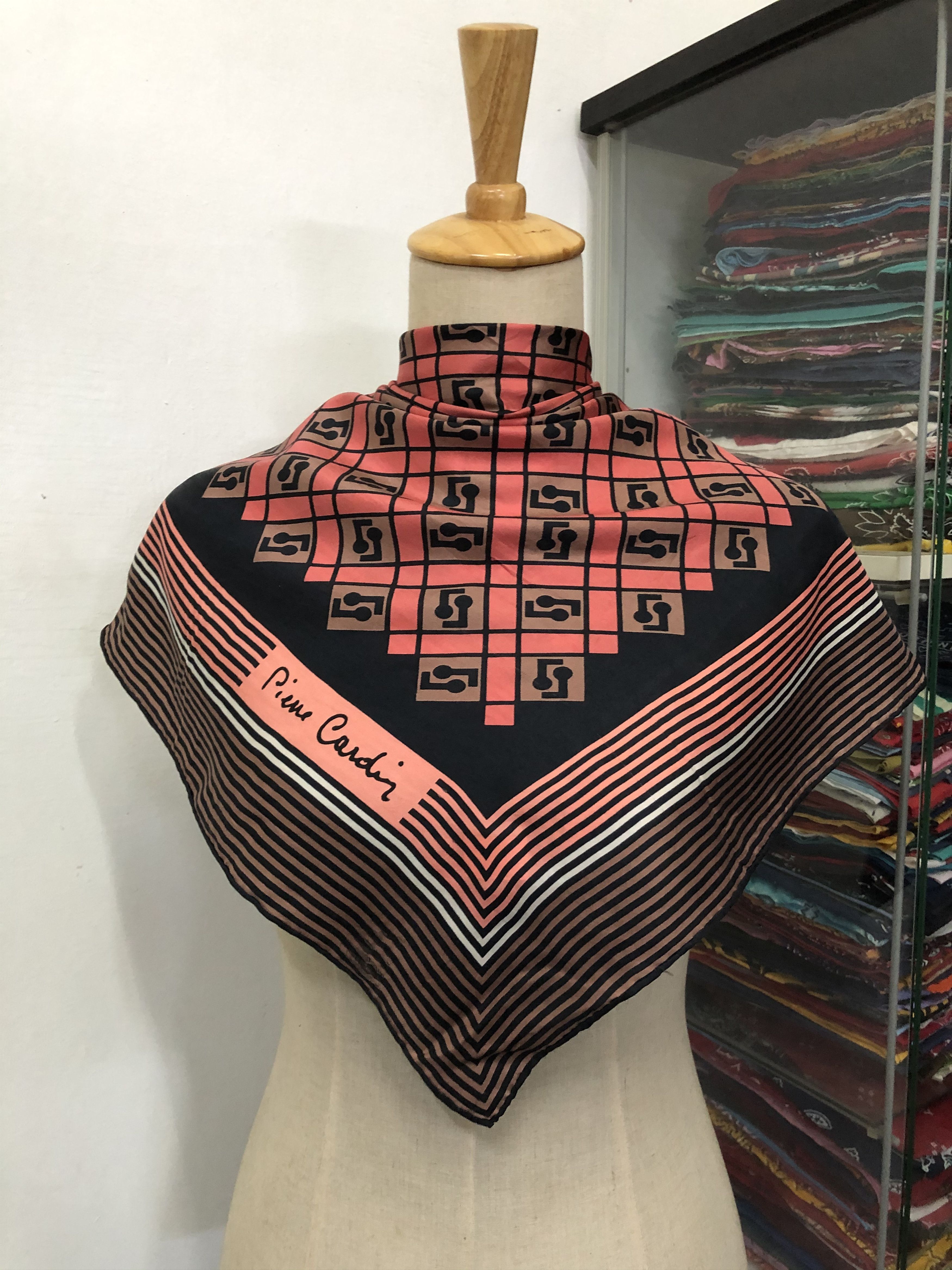 Pierre Cardin Vintage Pierre Cardin Silk Scarf Size ONE SIZE - 1 Thumbnail
