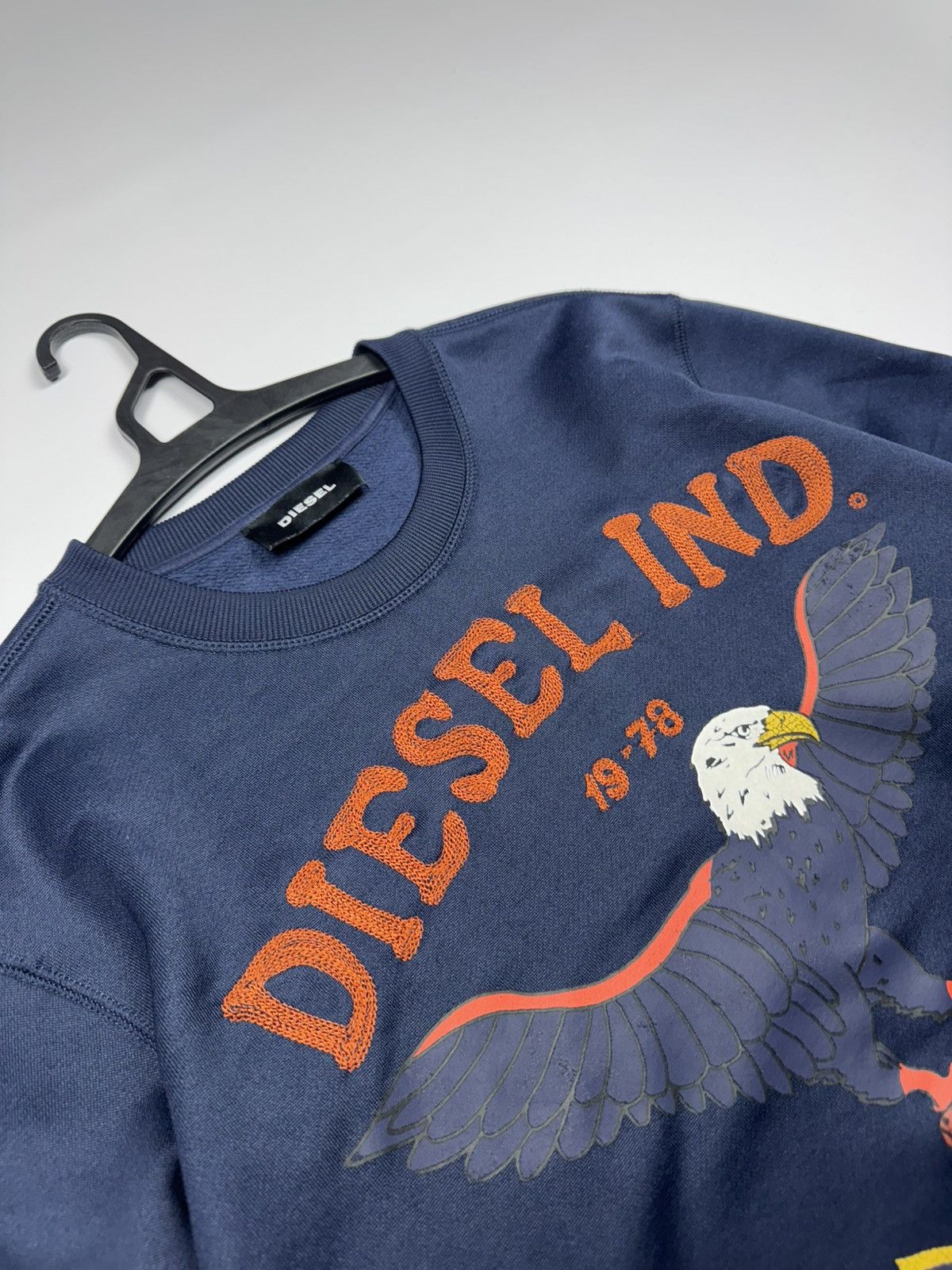 Diesel Diesel Eagle Dark Blue Sweatshirt Size US XL / EU 56 / 4 - 5 Thumbnail