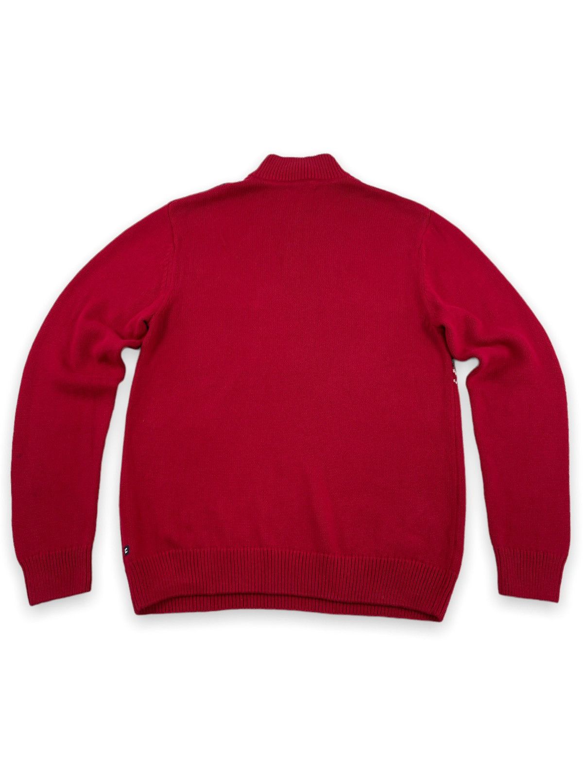 Denim & Supply Ralph Lauren × Polo Ralph Lauren × Ralph Lauren Vintage Moose Deer 1/4 Zip Mock Neck Jumper Pullover Sweater Size US M / EU 48-50 / 2 - 6 Thumbnail