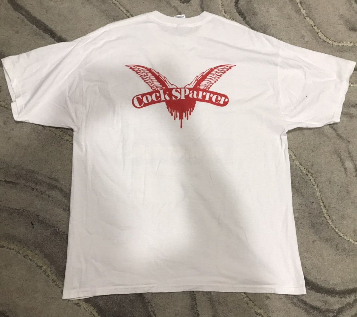 Band Tees × Jerzees COCK SPARRER Size US XL / EU 56 / 4 - 5 Thumbnail