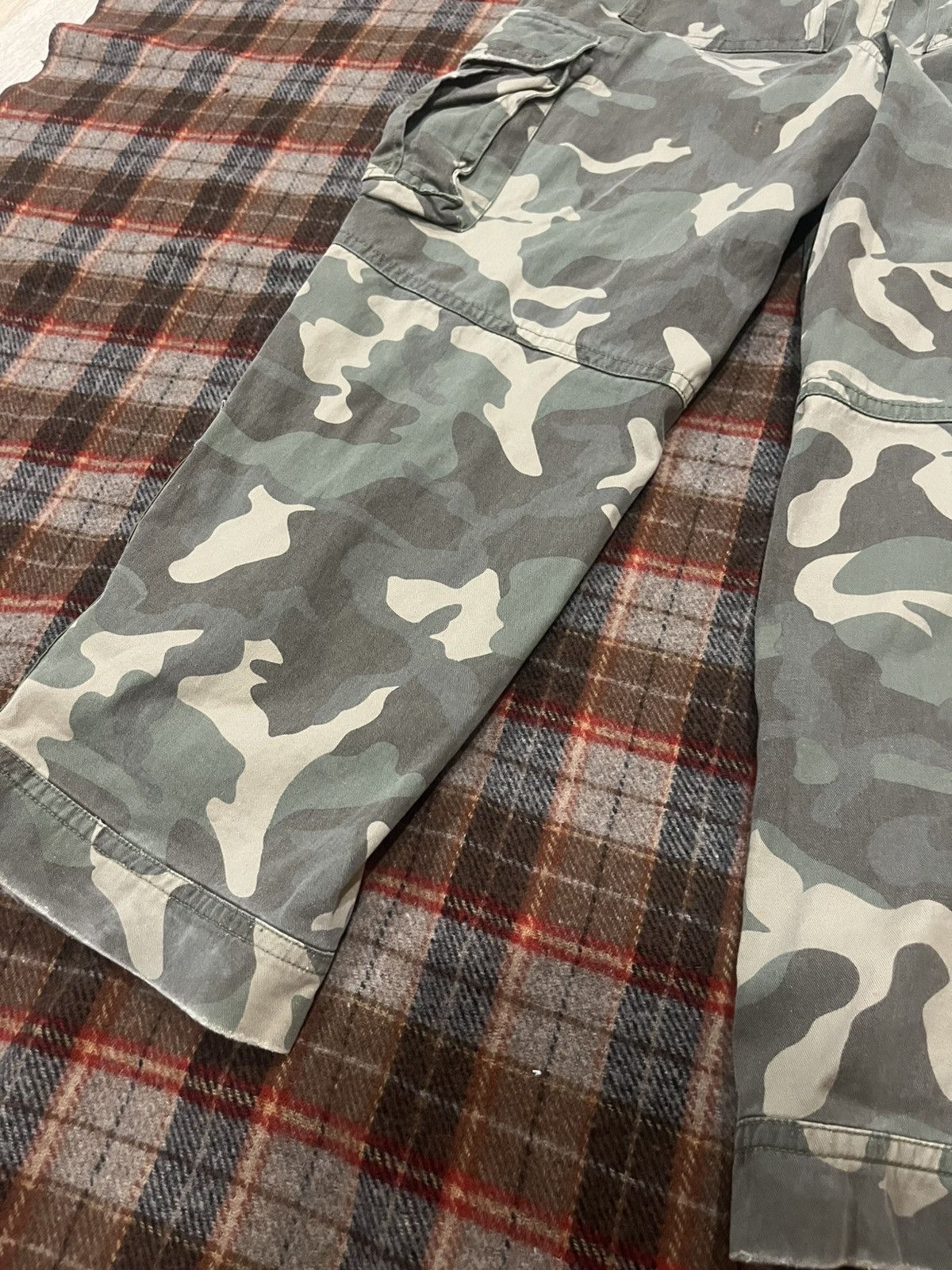 Dickies Y2K 2000’s Baggy Camo Military Skater Cargo Pants 34 x 30 Size US 34 / EU 50 - 9 Thumbnail