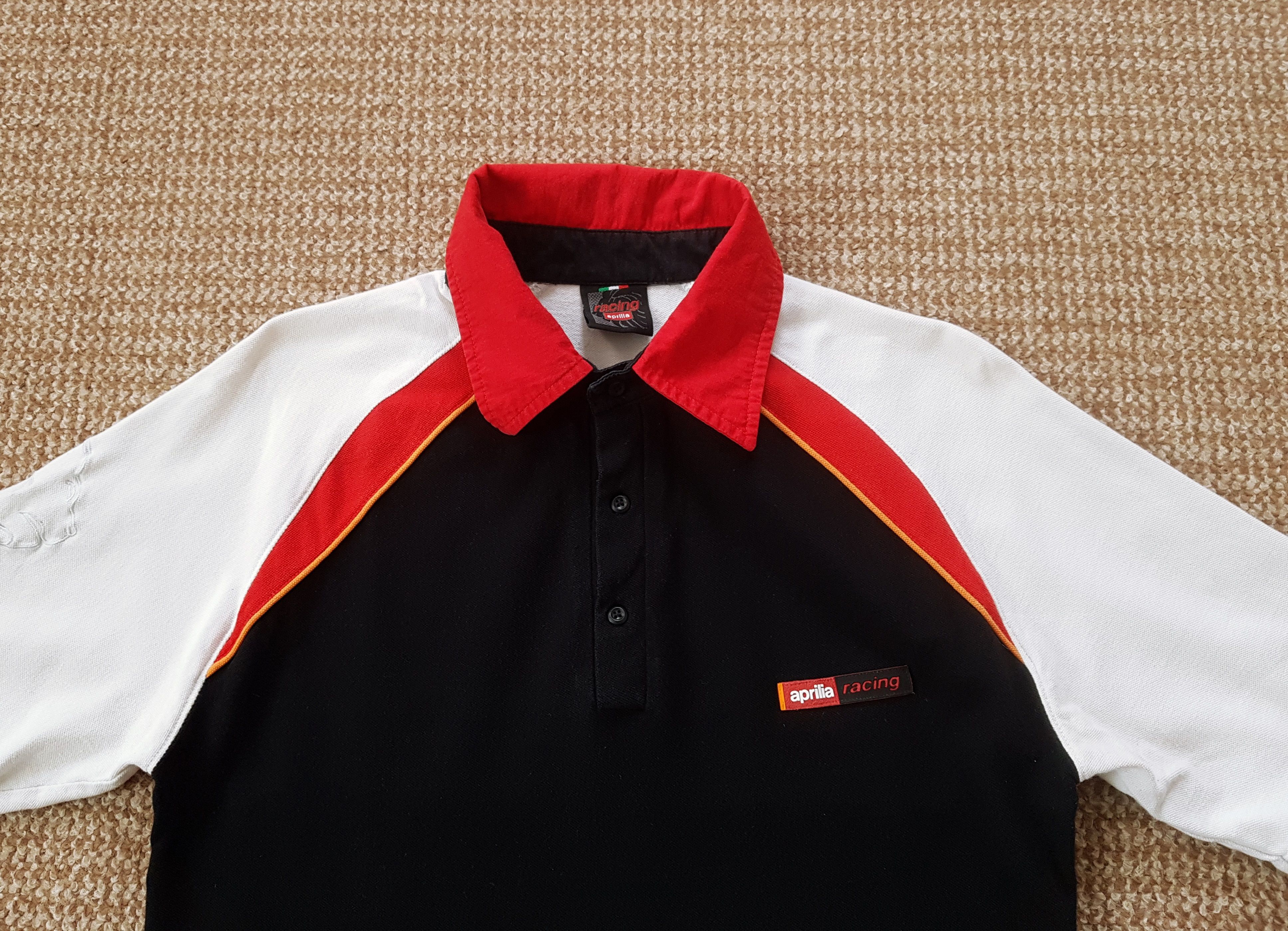 Vintage Vintage Aprilia Racing Team Polo MotoGP T Shirt sz L Size US M / EU 48-50 / 2 - 6 Thumbnail