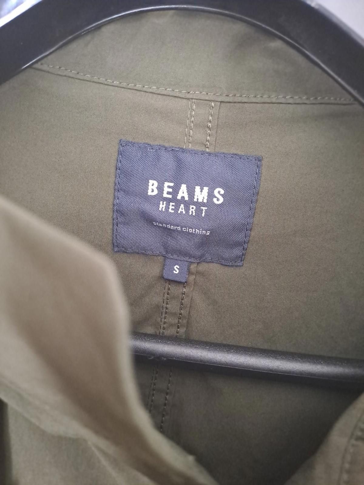 Beauty Beast Beams Japan M65 Nylon Parka Hooded S Green Khaki Ptp 23" Size US S / EU 44-46 / 1 - 3 Thumbnail