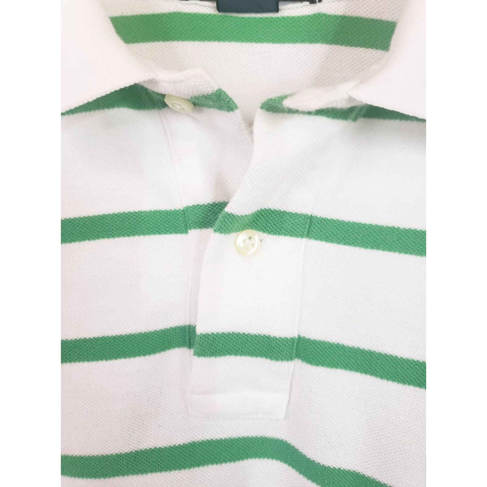 Ralph Lauren Polo Ralph Lauren Polo Shirt Men's L White Green Striped Purple Pony Preppy Shirt Size US L / EU 52-54 / 3 - 5 Thumbnail