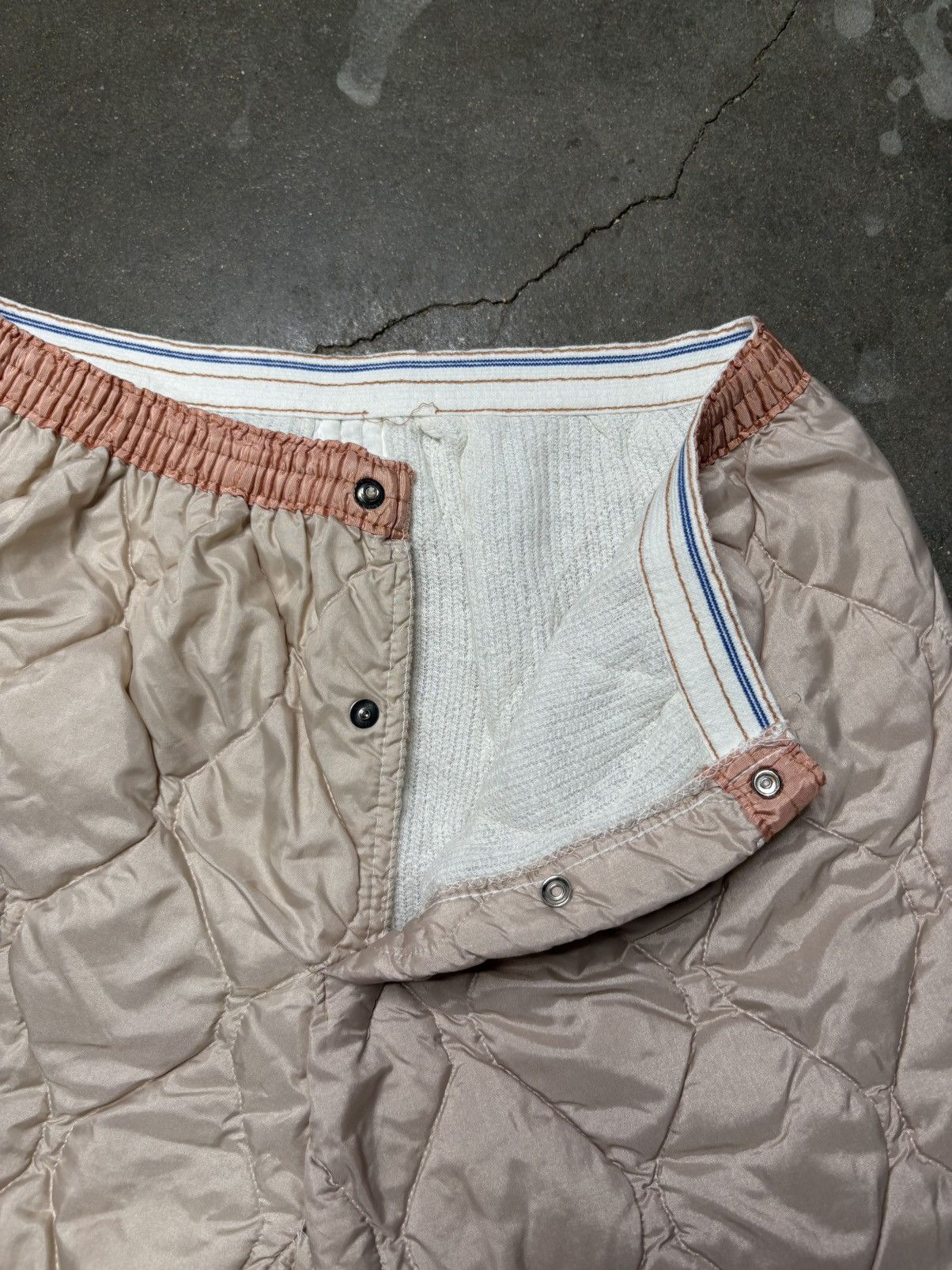 Other Vintage 1970s Beige Quilted Puffer Liner Gorpcore Set Size US L / EU 52-54 / 3 - 6 Thumbnail