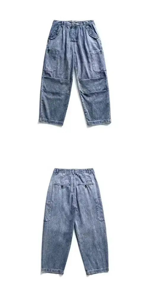 Designer × Japanese Brand × Vintage faded damaged ripped grunge flared pants Size US 32 / EU 48 - 2 Thumbnail