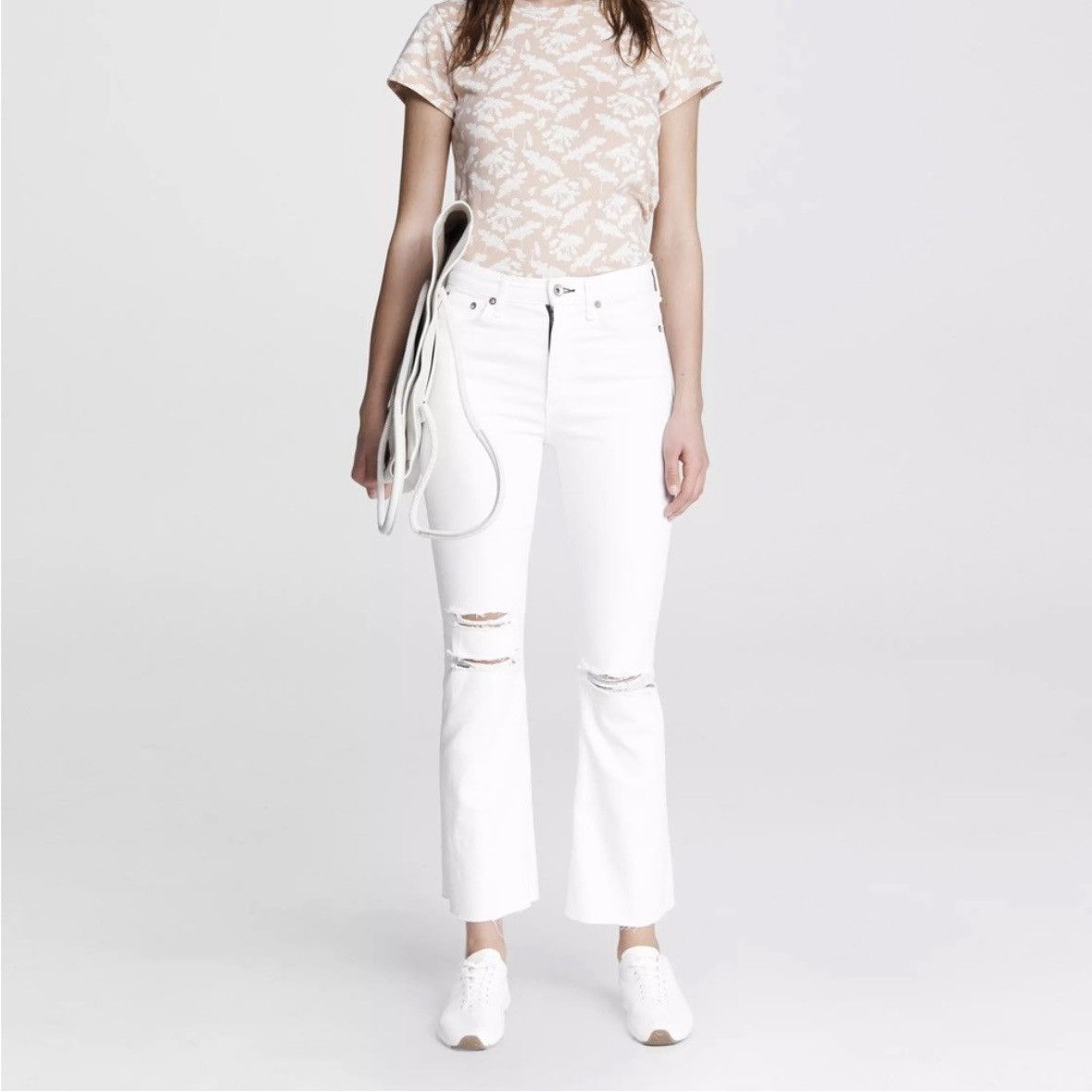 Rag & Bone rag & bone Nina High Rise Ankle Flare Size 26" / US 2 / IT 38 - 9 Thumbnail
