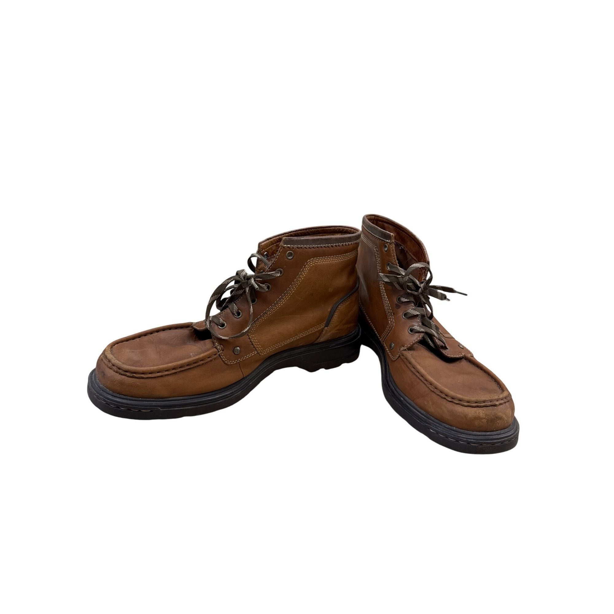 Bass Bass Mens Brown Leather Chukka Ankle Boots 12M SKU 7315 Size US 12 / EU 45 - 1 Thumbnail