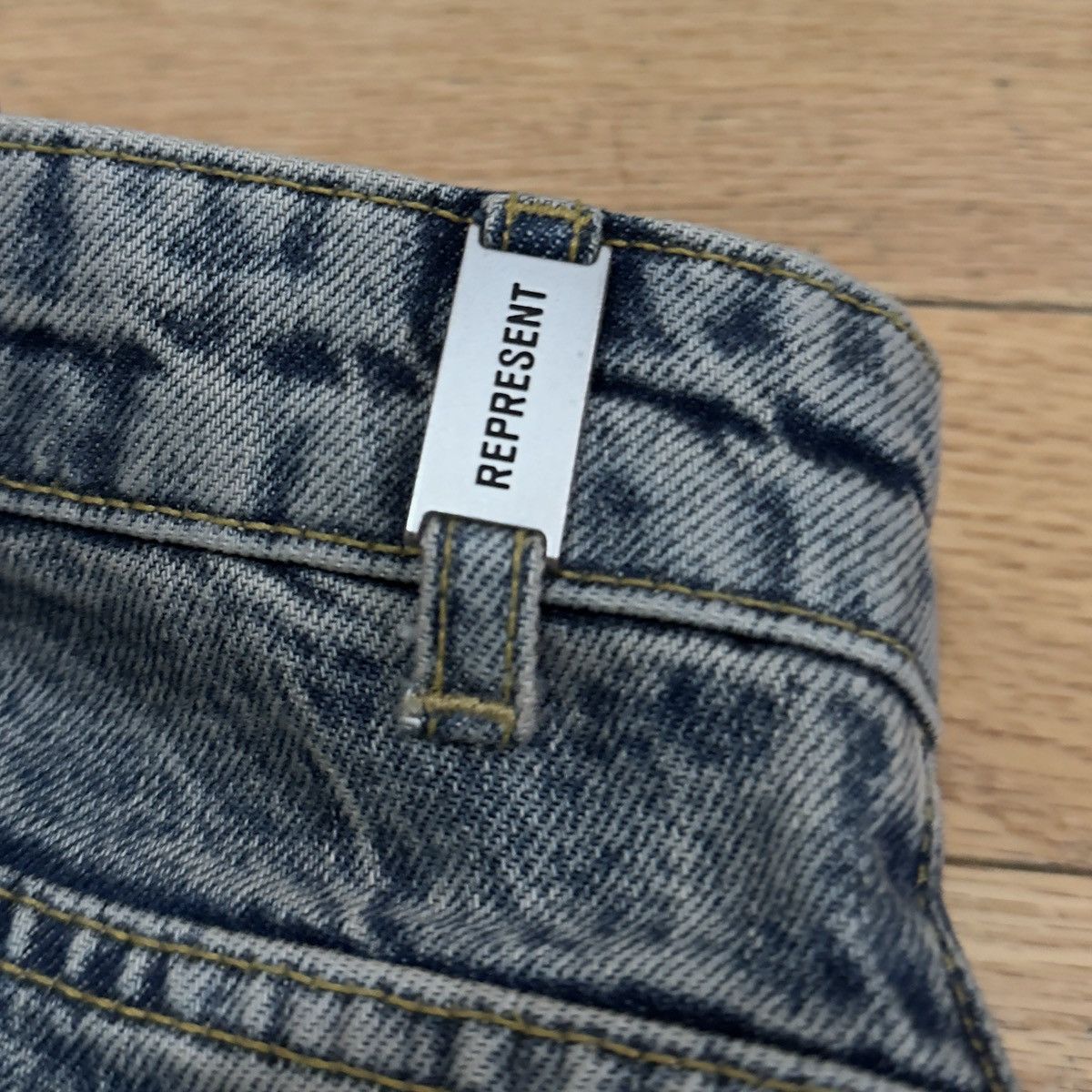 Represent Clo. Represent R2D DOUBLE DESTROYER BAGGY DENIM Size 34 Size US 34 / EU 50 - 7 Thumbnail