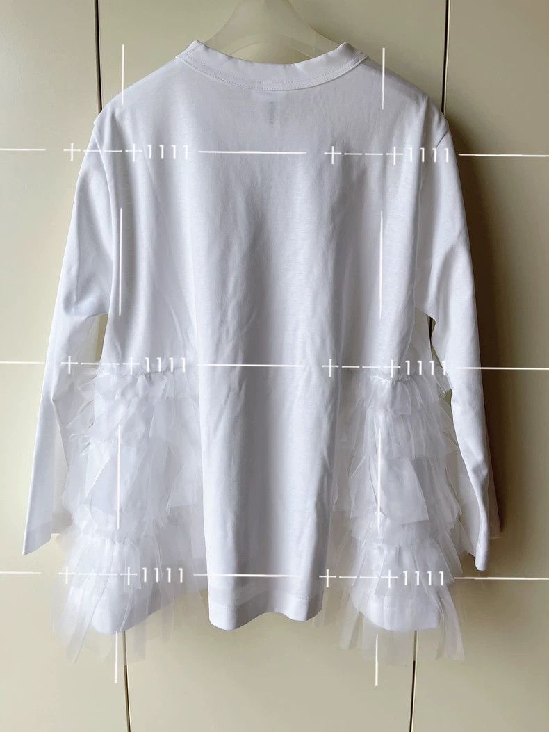 Comme des Garcons Comme Des Garcons Long sleeve T-shirt with cotton trim pan Size S / US 4 / IT 40 - 3 Thumbnail