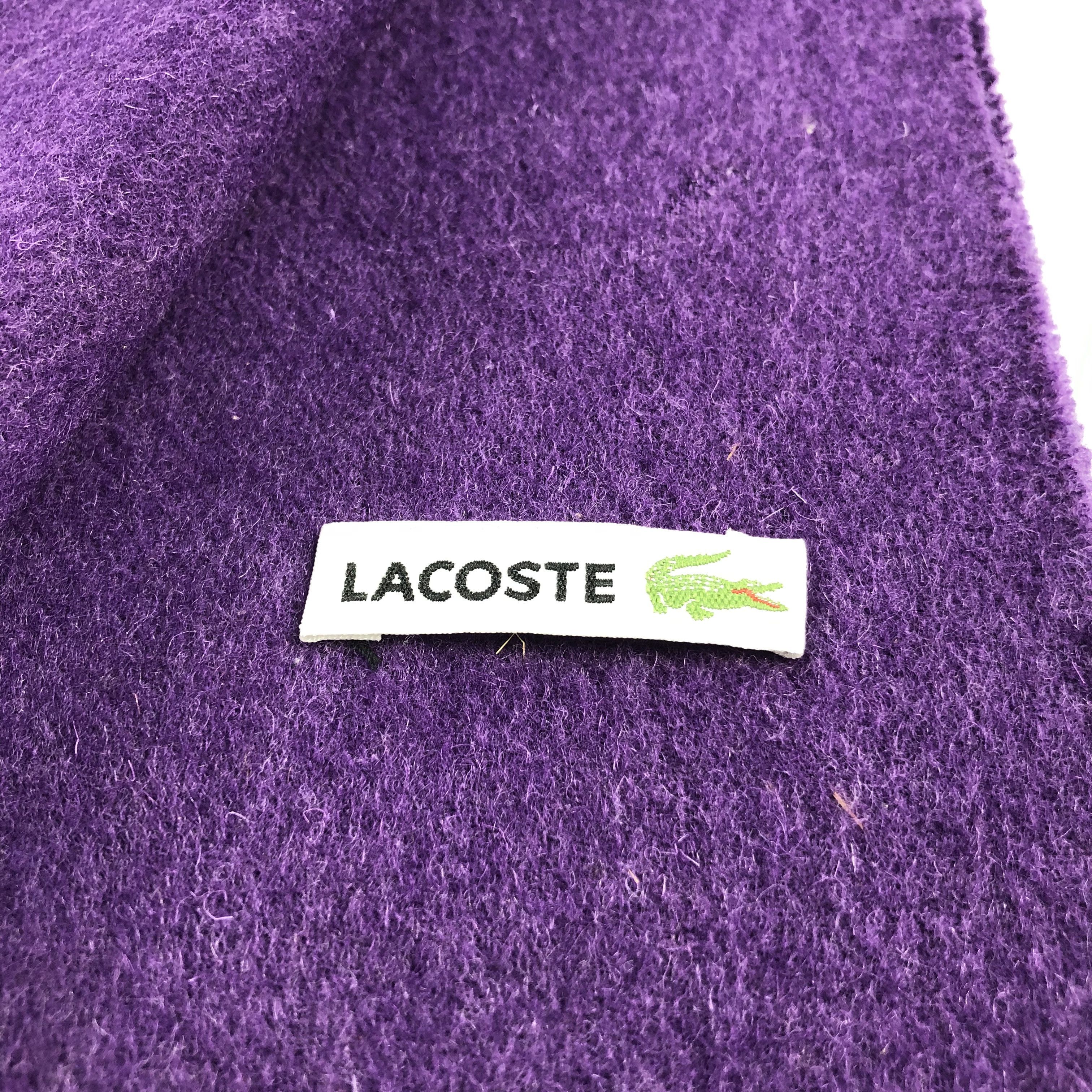 Lacoste Lacoste Wool Scarf Muffler V911 Size ONE SIZE - 5 Thumbnail
