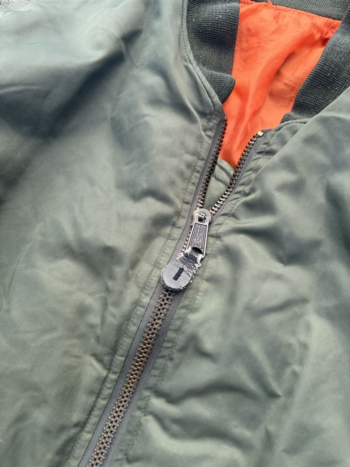 Delta Y2K Vintage Delta Bombers Style Balenciaga Jacket Rare L Usa Size US L / EU 52-54 / 3 - 3 Thumbnail