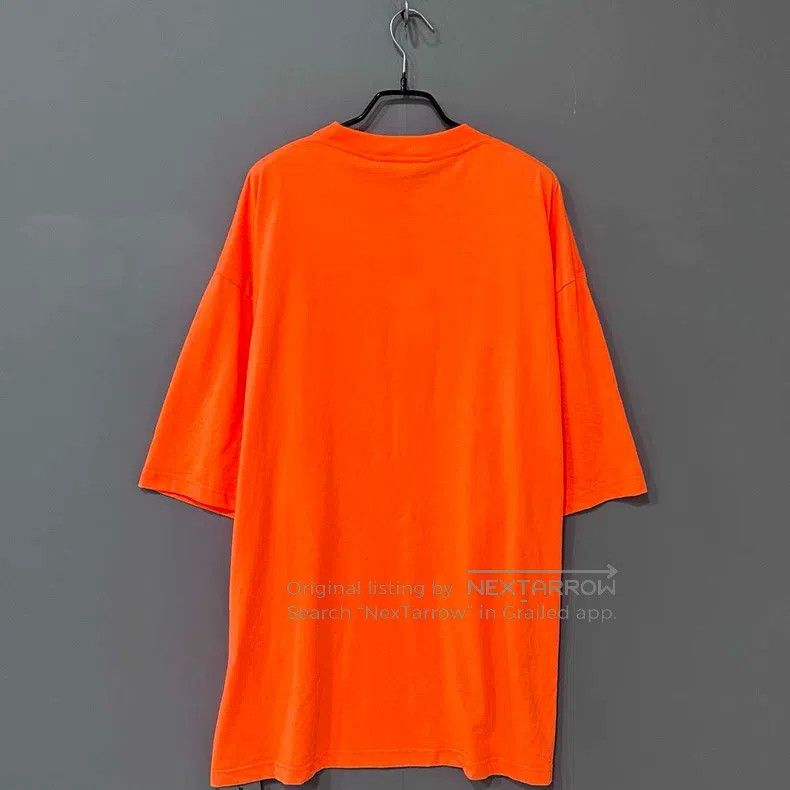 Balenciaga Balenciaga Orange seven languages logo short-sleeve Size US S / EU 44-46 / 1 - 4 Thumbnail