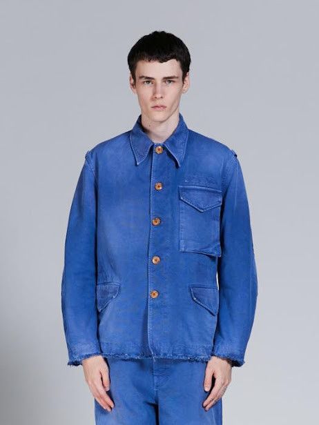 Marni oc11z0525 Denim Jacket in Blue Size US XL / EU 56 / 4 - 1 Thumbnail