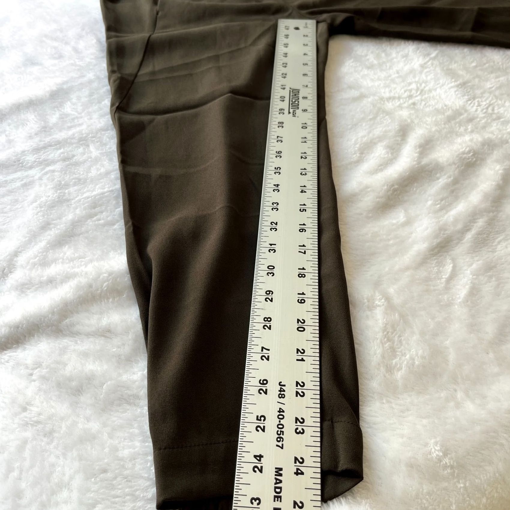 Vintage Babaton Womens Small Green Elastic Waist Pull-On Cropped Jogger Pants Pockets Size 28" / US 6 / IT 42 - 7 Thumbnail