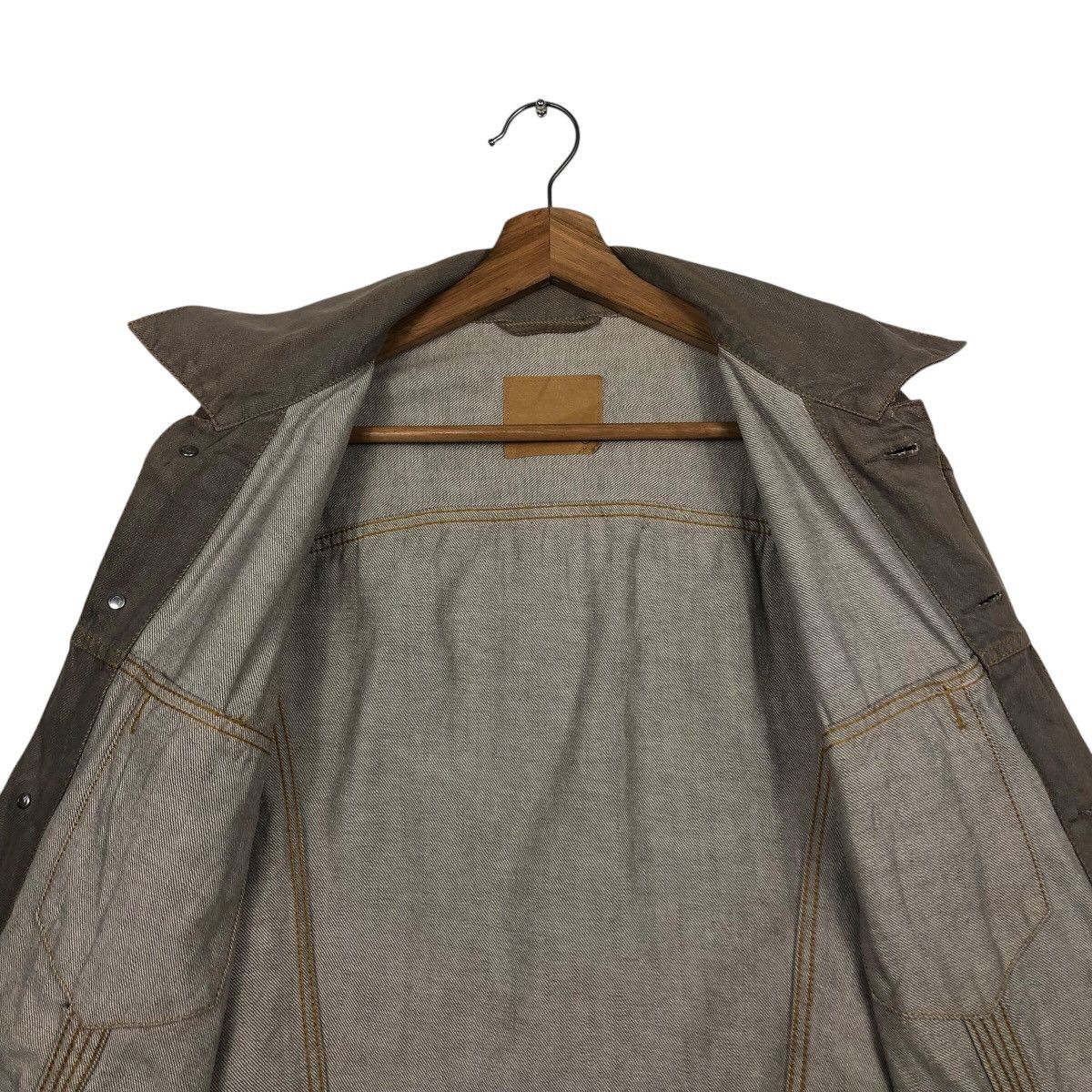 Japanese Brand 📌Vintage Chore Denim Biker Jacket Uniqlo Issey Miyake Size US L / EU 52-54 / 3 - 15 Thumbnail