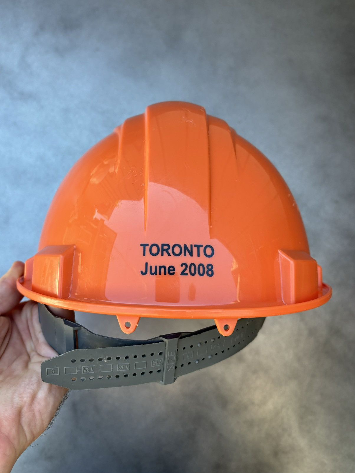 Designer × Hermes 2008 Hermes Hard Hat Hermès Toronto Construction Helmet Y2K Size ONE SIZE - 4 Thumbnail