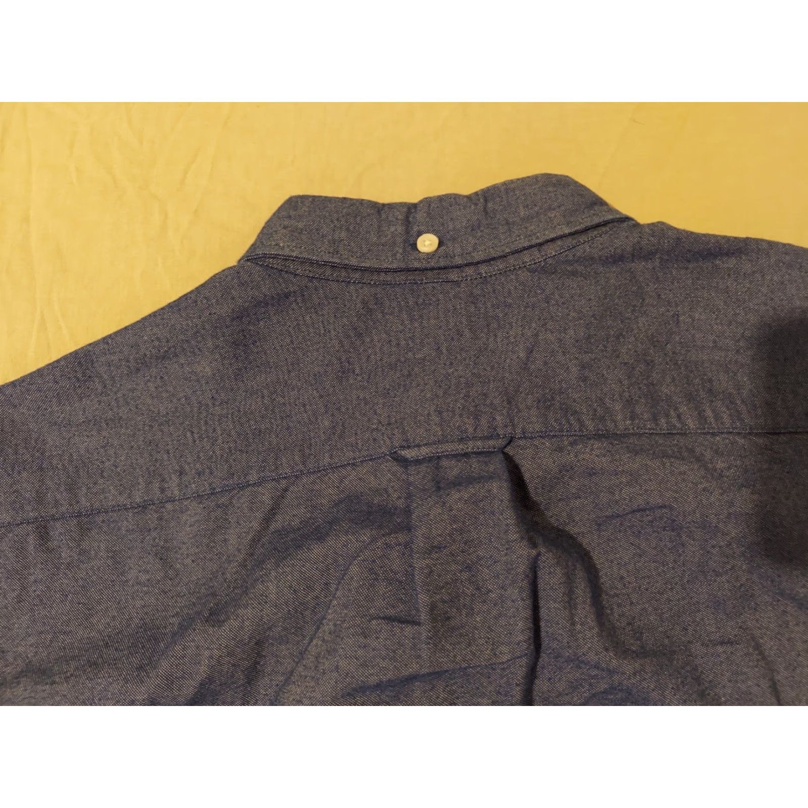 J.Crew Mens J. Crew Dress Shirt Slim Blue Cotton Button 15.5 Neck M Medium Regular Long Sleeve Vintage? No Size 40R - 5 Thumbnail