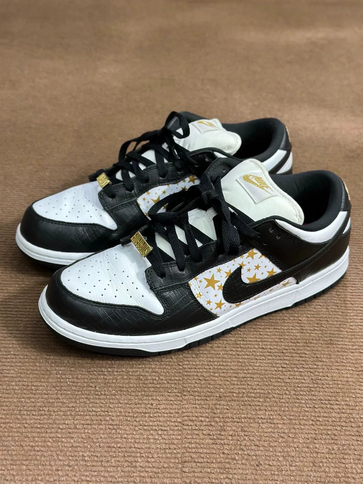 Supreme Supreme DUNK Black Lowtop Sneakers S Men Size US 10 / EU 43 - 1 Thumbnail