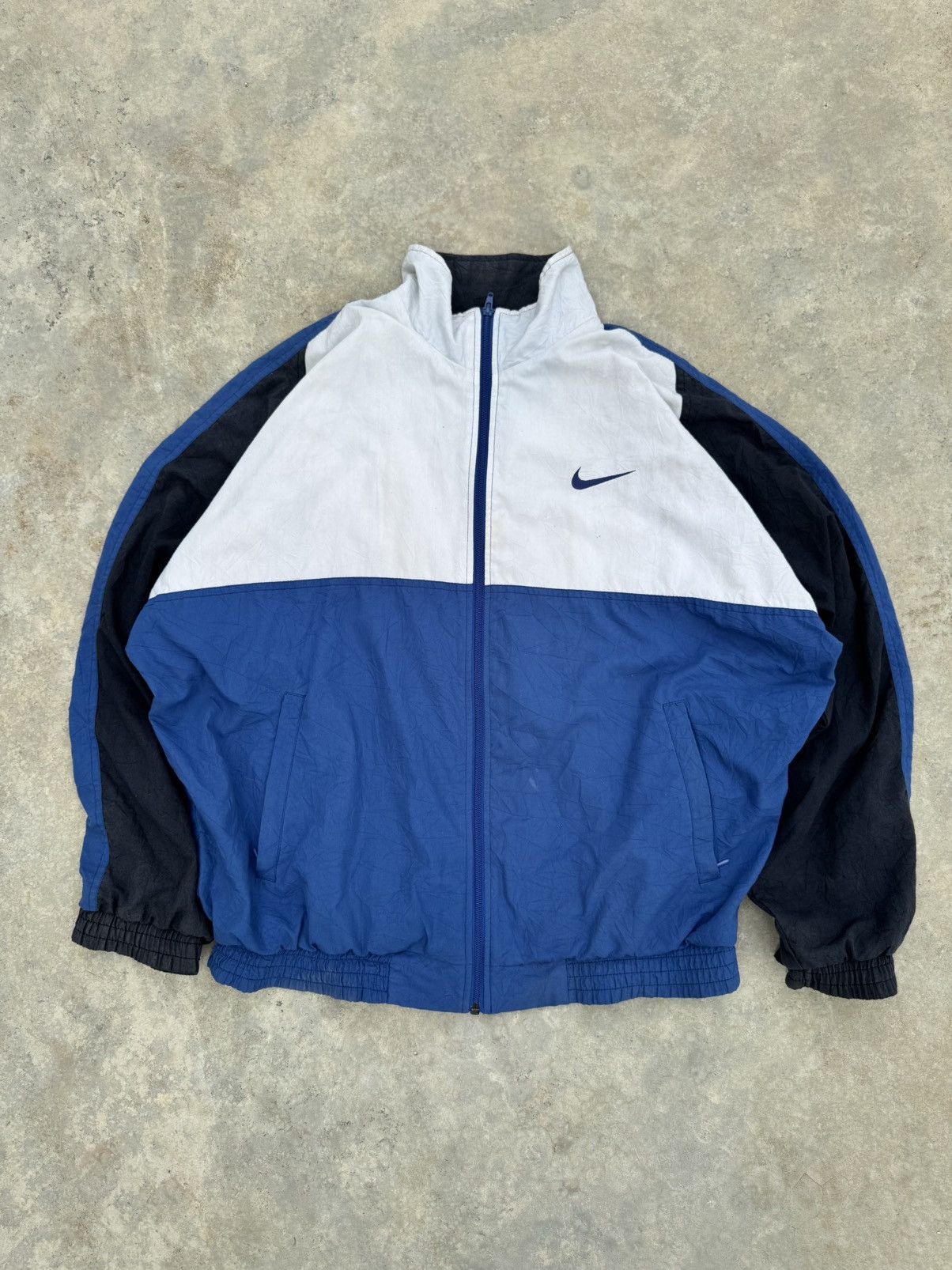 Nike Nike 90s Vintage Track Top Jacket Rare Jacket Size US XL / EU 56 / 4 - 2 Thumbnail