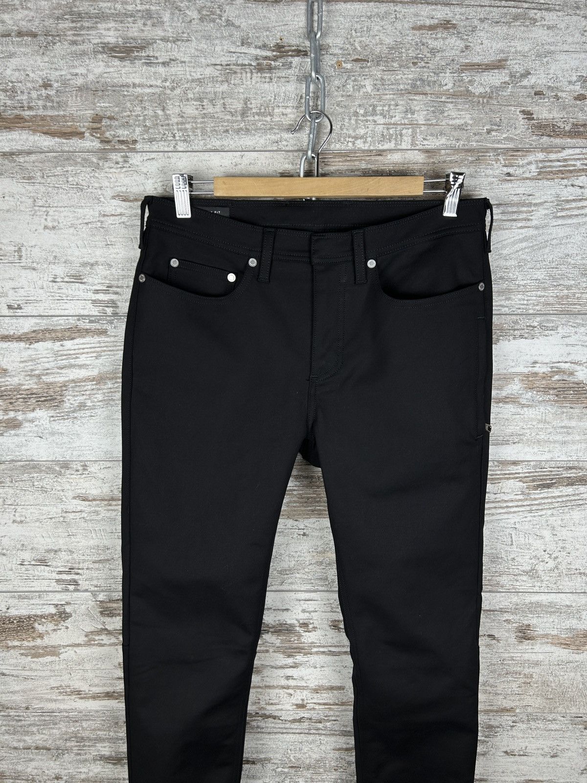 Mens Neil Barrett Black Pants DENIM TROUSERS SUPER SKINNY