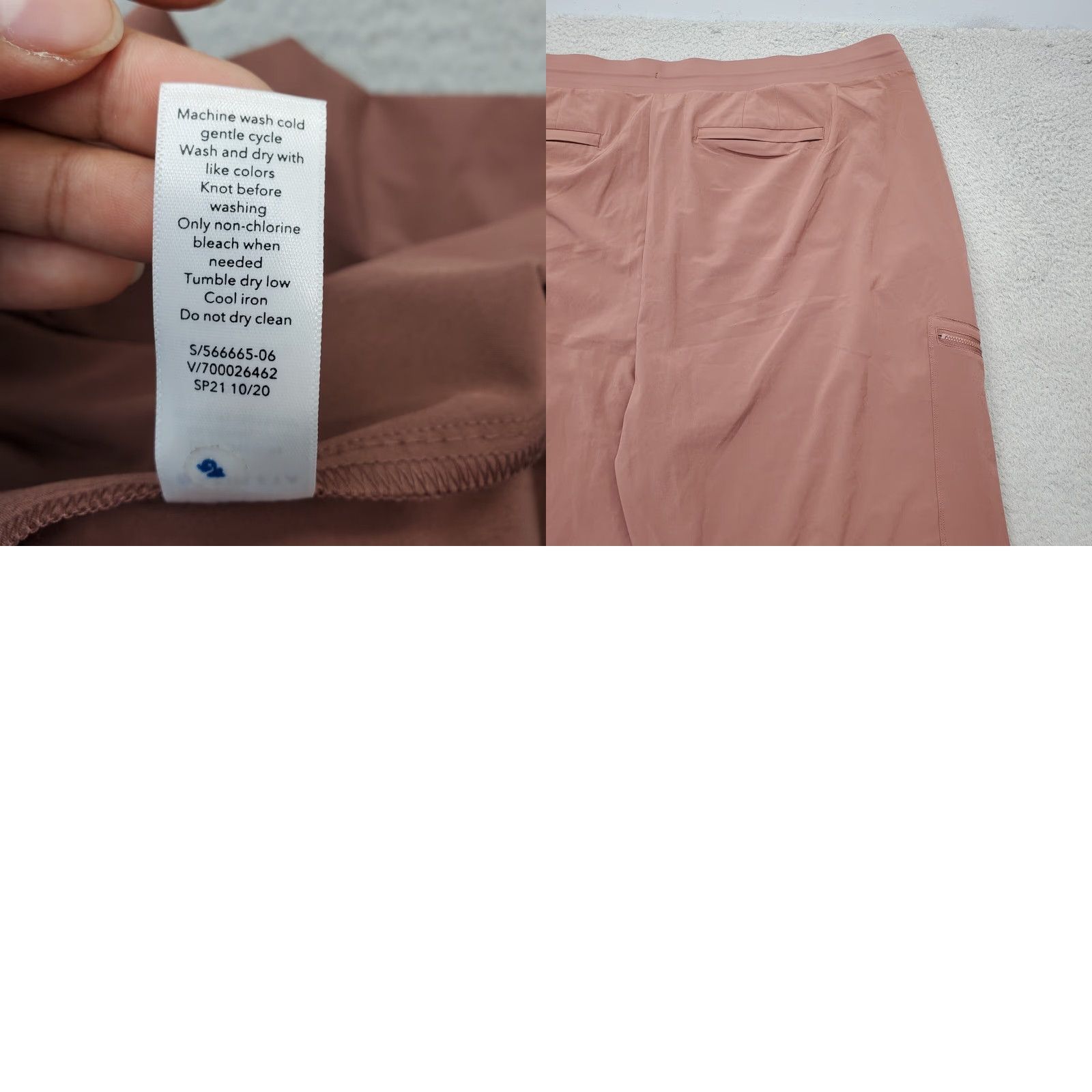 Athleta Athleta Pants Womens 24 Multi Stretch Pockets Drawstring Waist Size 42" / US 20 - 8 Thumbnail