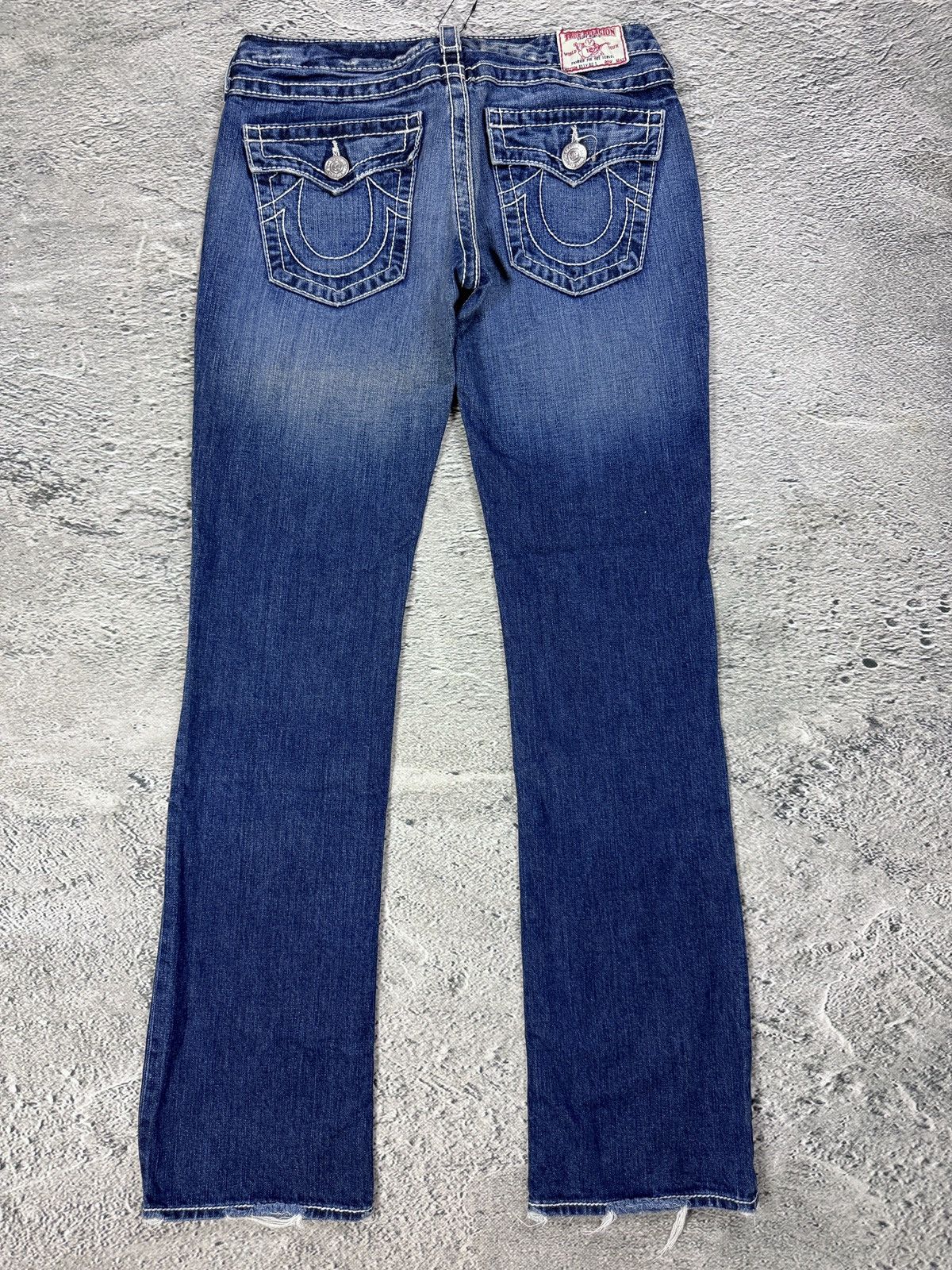 True Religion True Religion blue jeans white thick stitching Billy Size 30" / US 8 / IT 44 - 1 Thumbnail