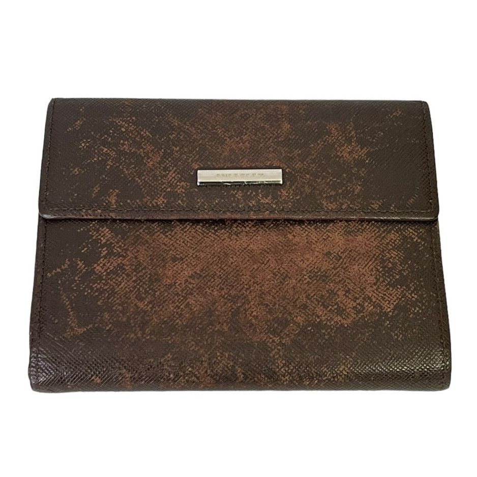 Burberry Burberry Leather Folding Wallet Size ONE SIZE - 1 Thumbnail