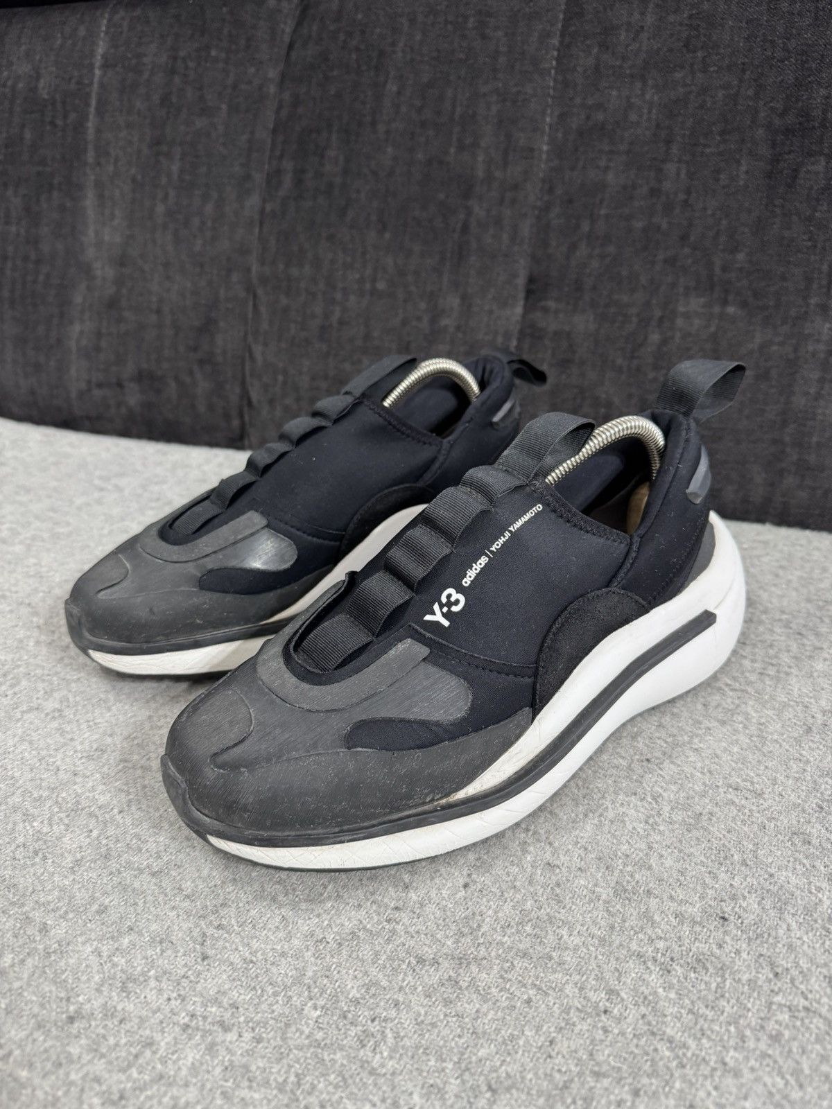 Y-3 Adidas Y-3 Yohji Yamamoto Qisan Cozy Black Sneakers 40 2/3 Size US 7.5 / EU 40-41 - 6 Thumbnail
